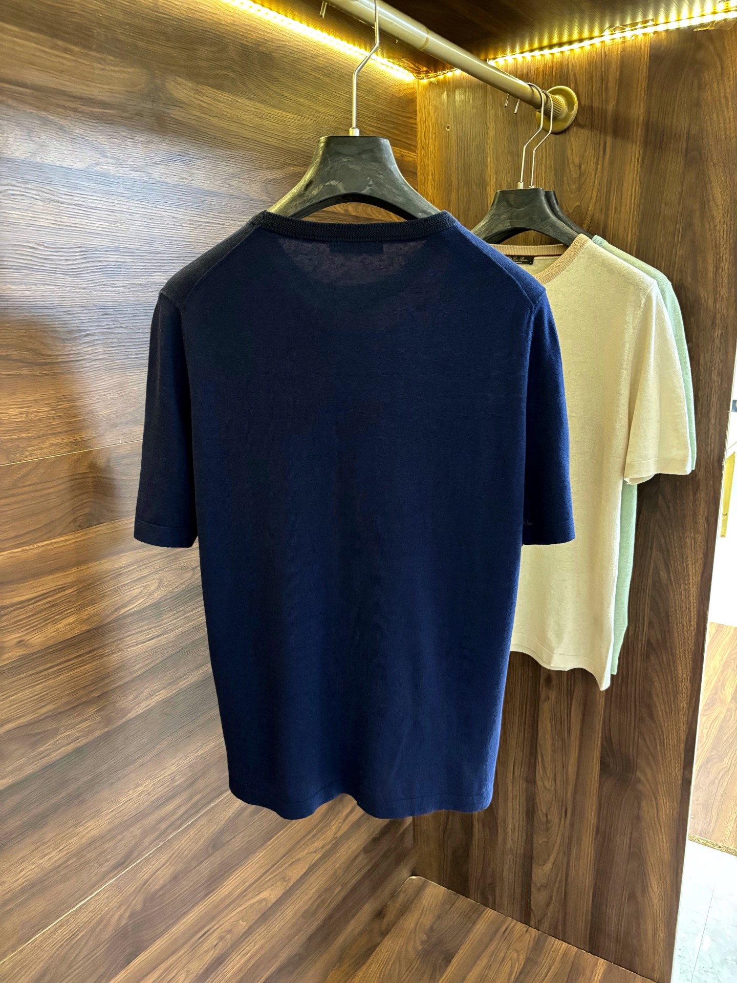 Loro Piana Men's Casual Short Sleeve Knitted T-Shirt - Classic Style 3 i1749188129896 906 0 1