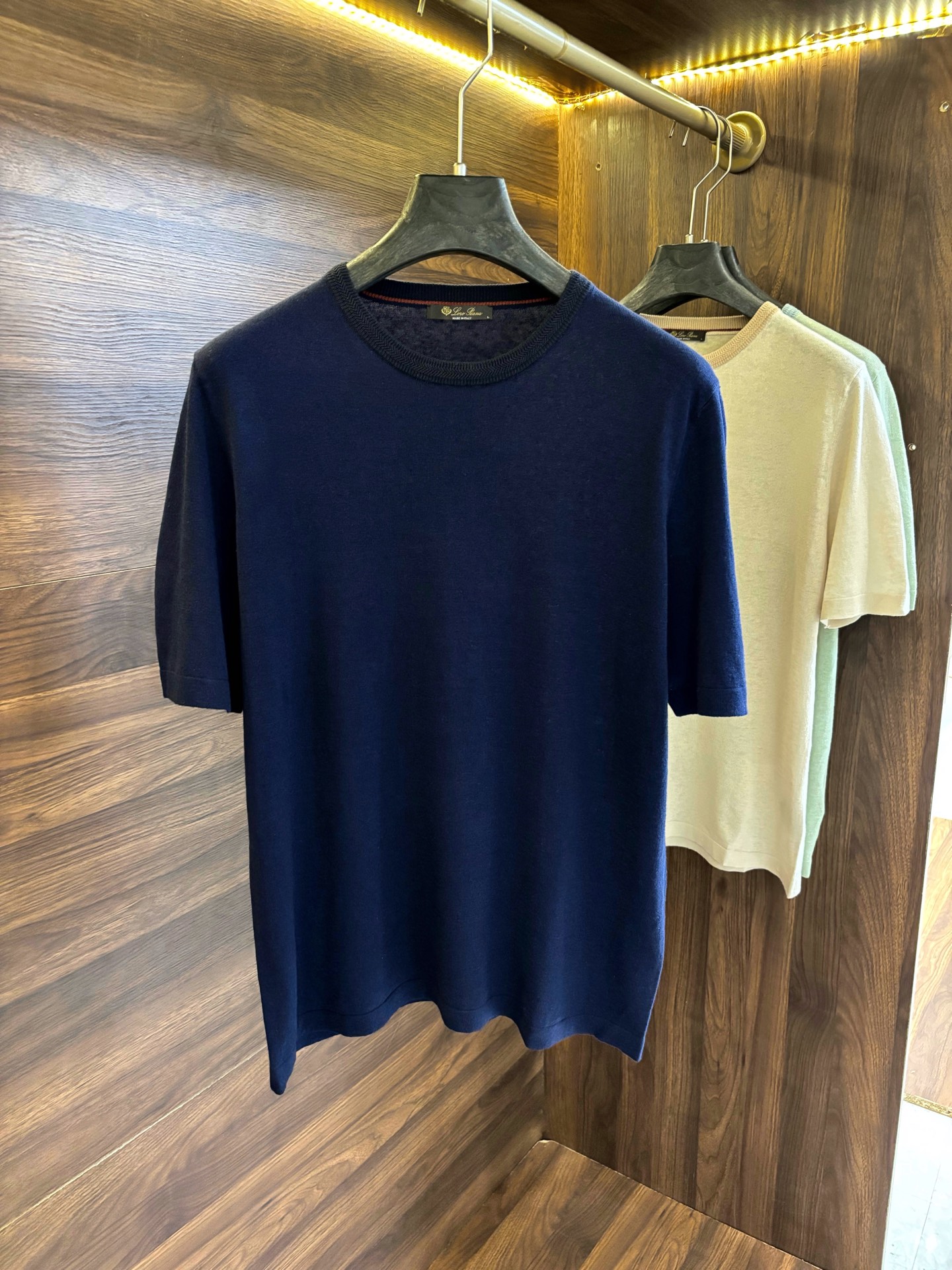 Loro Piana Men's Casual Short Sleeve Knitted T-Shirt - Classic Style 2 i1749188129960 5070 0 0