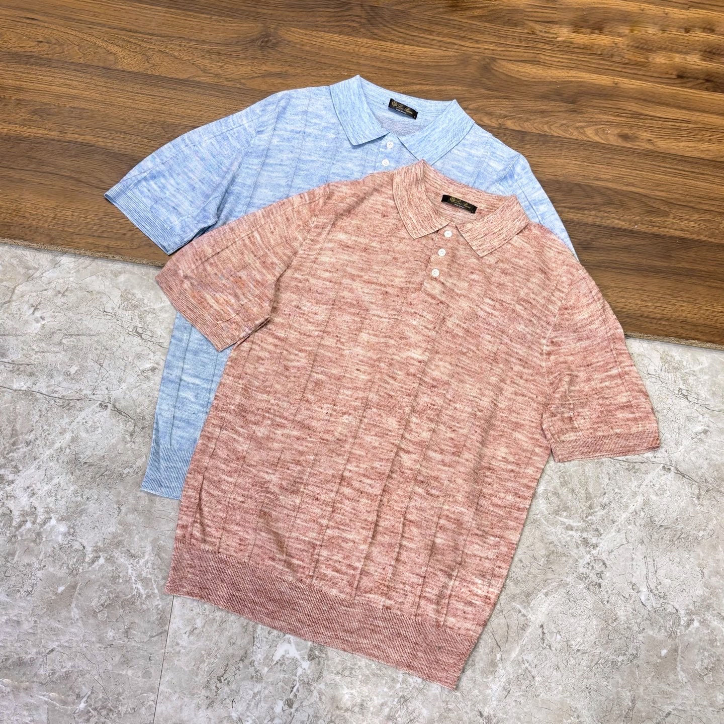 New#🟥lP🆕 老钱！男士万元级质感POLO衫 特定甄选优质53%亚麻47%桑蚕丝精纺纱线立体纹理翻领