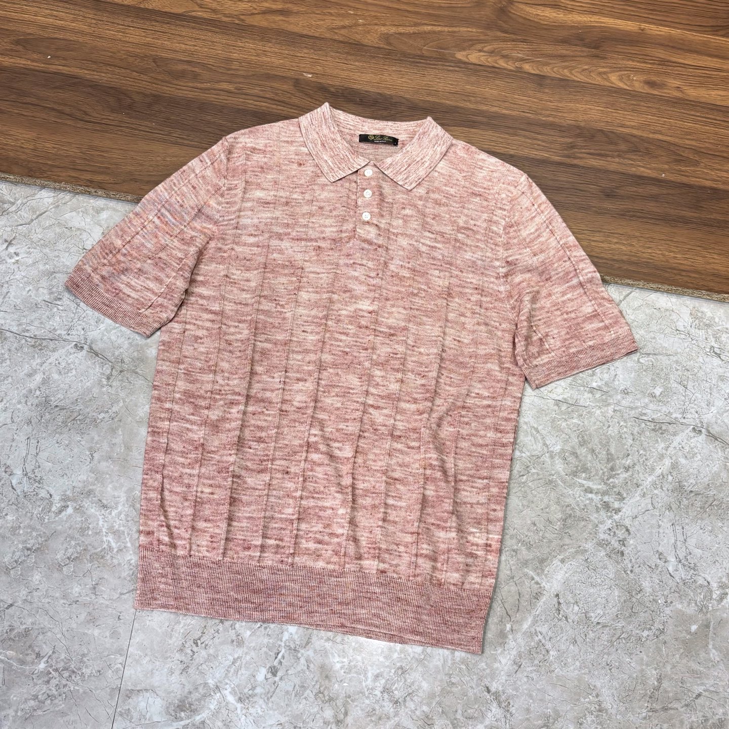 New#🟥lP🆕 老钱！男士万元级质感POLO衫 特定甄选优质53%亚麻47%桑蚕丝精纺纱线立体纹理翻领