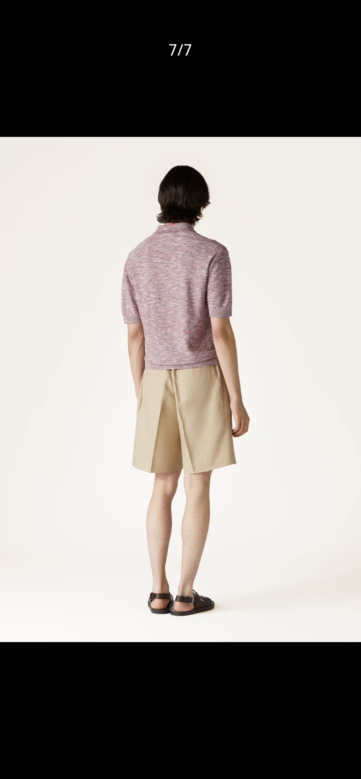 New#🟥lP🆕 老钱！男士万元级质感POLO衫 特定甄选优质53%亚麻47%桑蚕丝精纺纱线立体纹理翻领