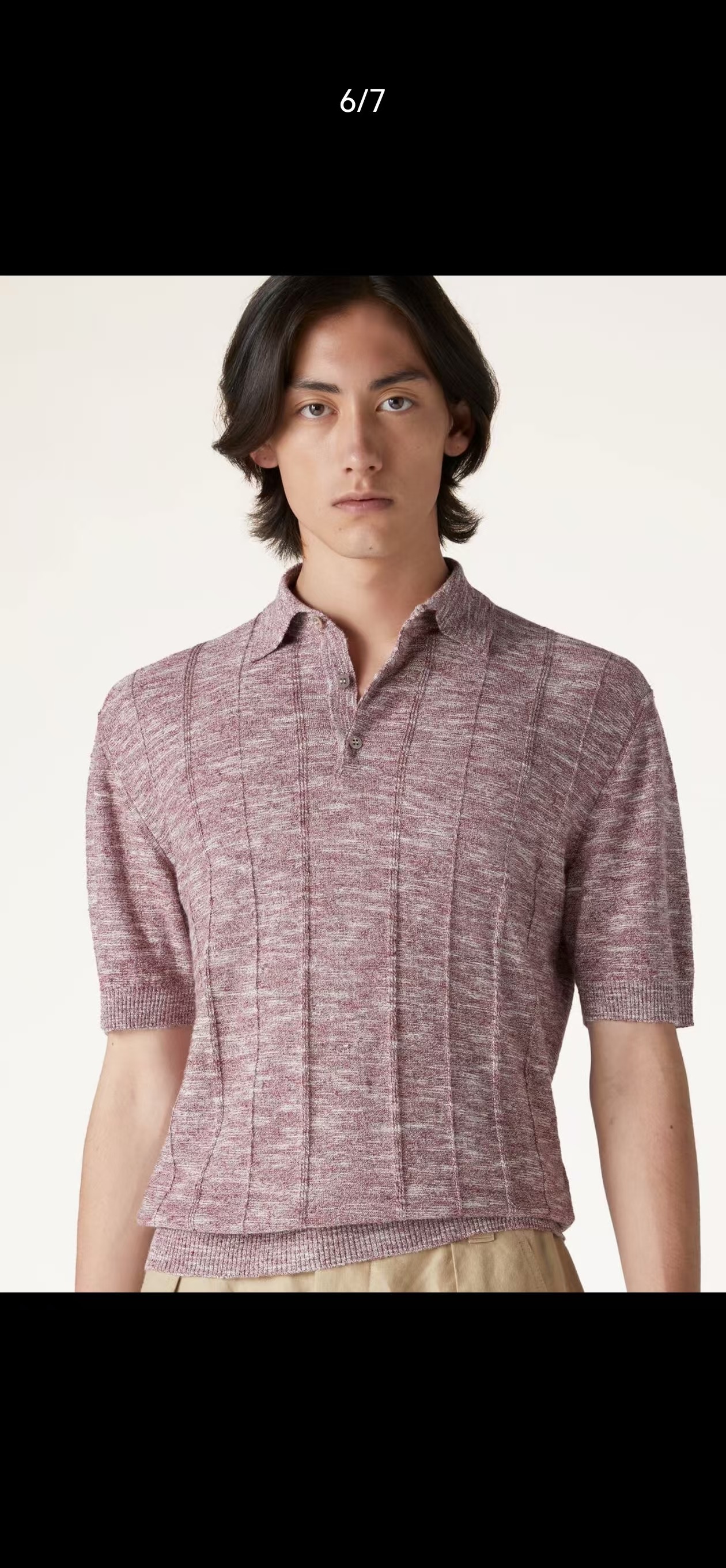 New#🟥lP🆕 老钱！男士万元级质感POLO衫 特定甄选优质53%亚麻47%桑蚕丝精纺纱线立体纹理翻领