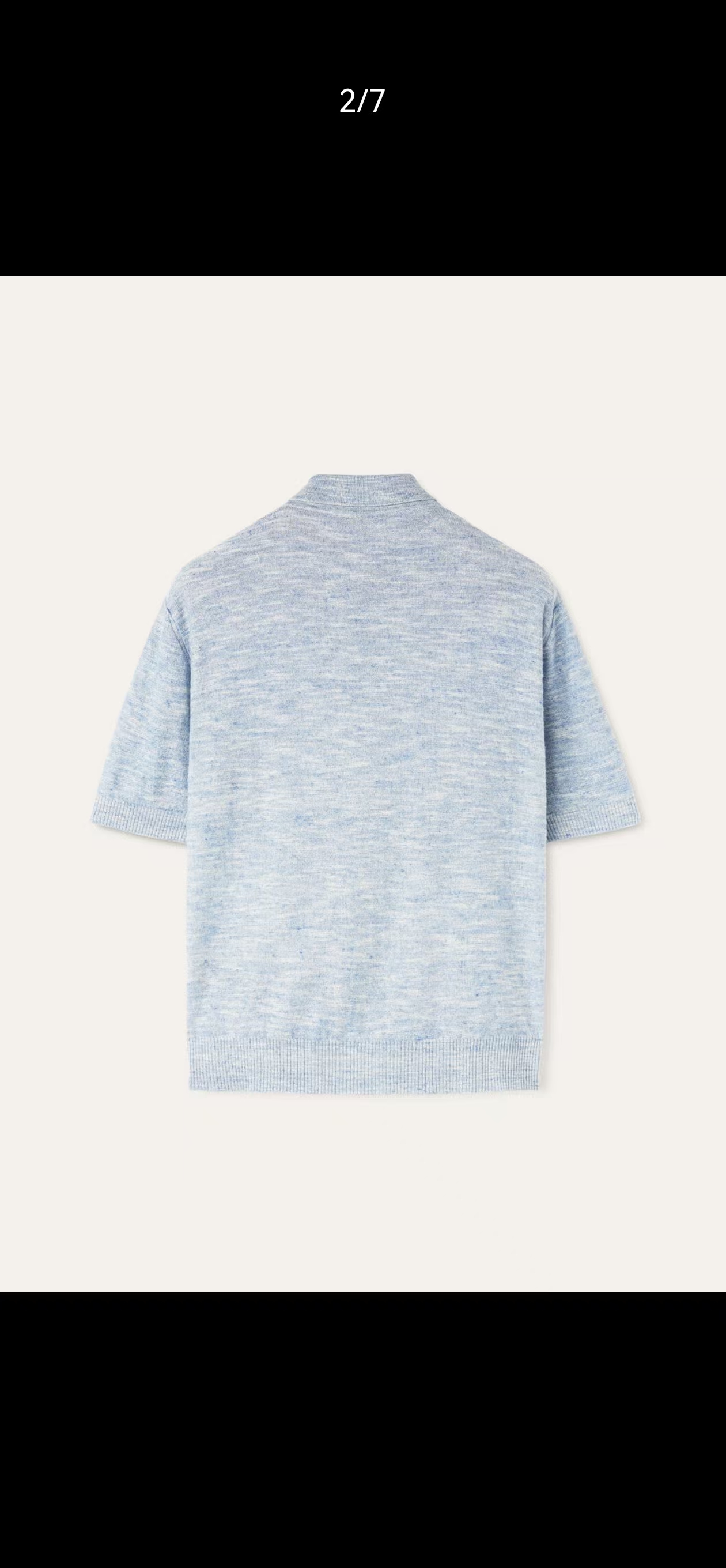 New#🟥lP🆕 老钱！男士万元级质感POLO衫 特定甄选优质53%亚麻47%桑蚕丝精纺纱线立体纹理翻领