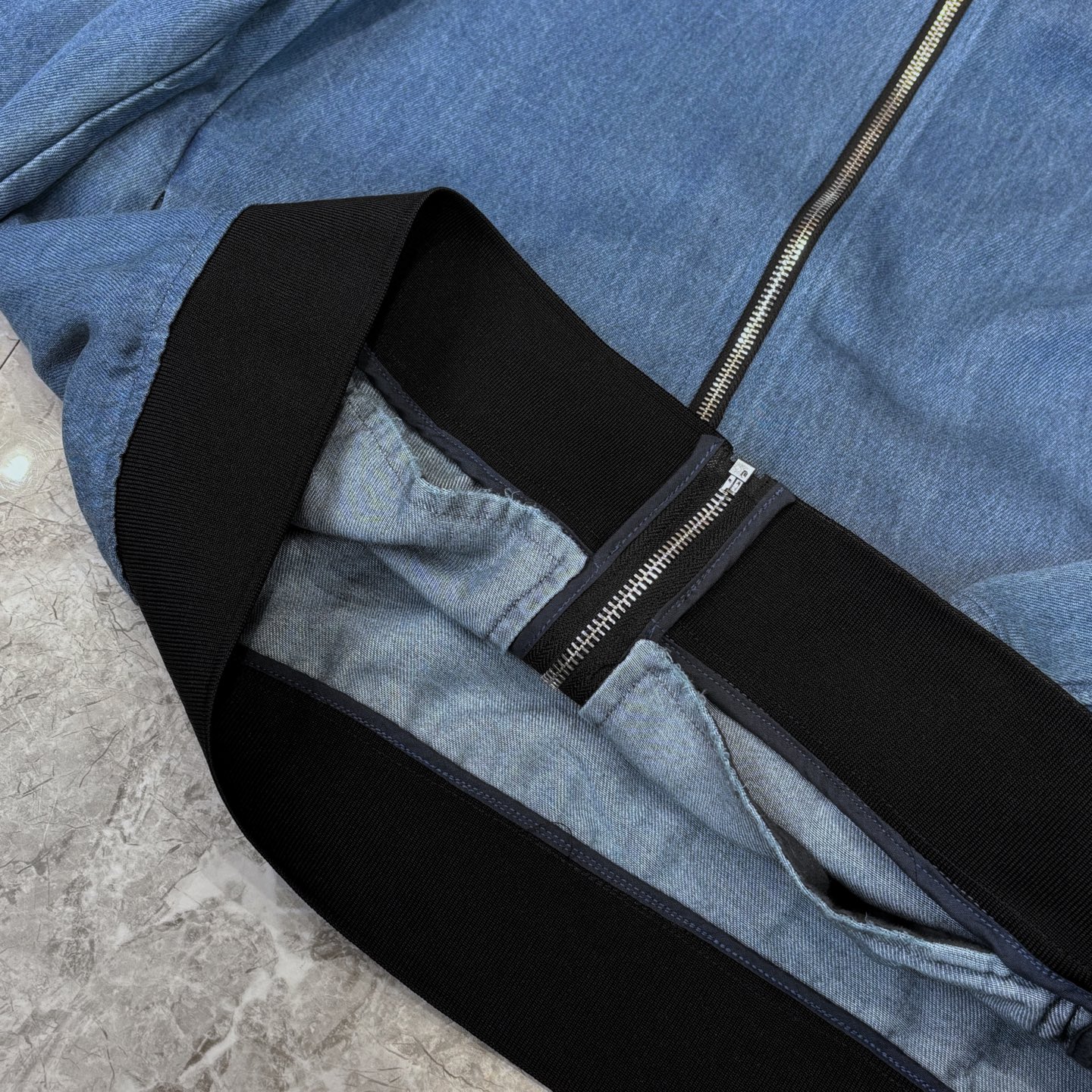 Premium Cotton Chiton Jacket with Two-Track Zipper Design - 图片 5