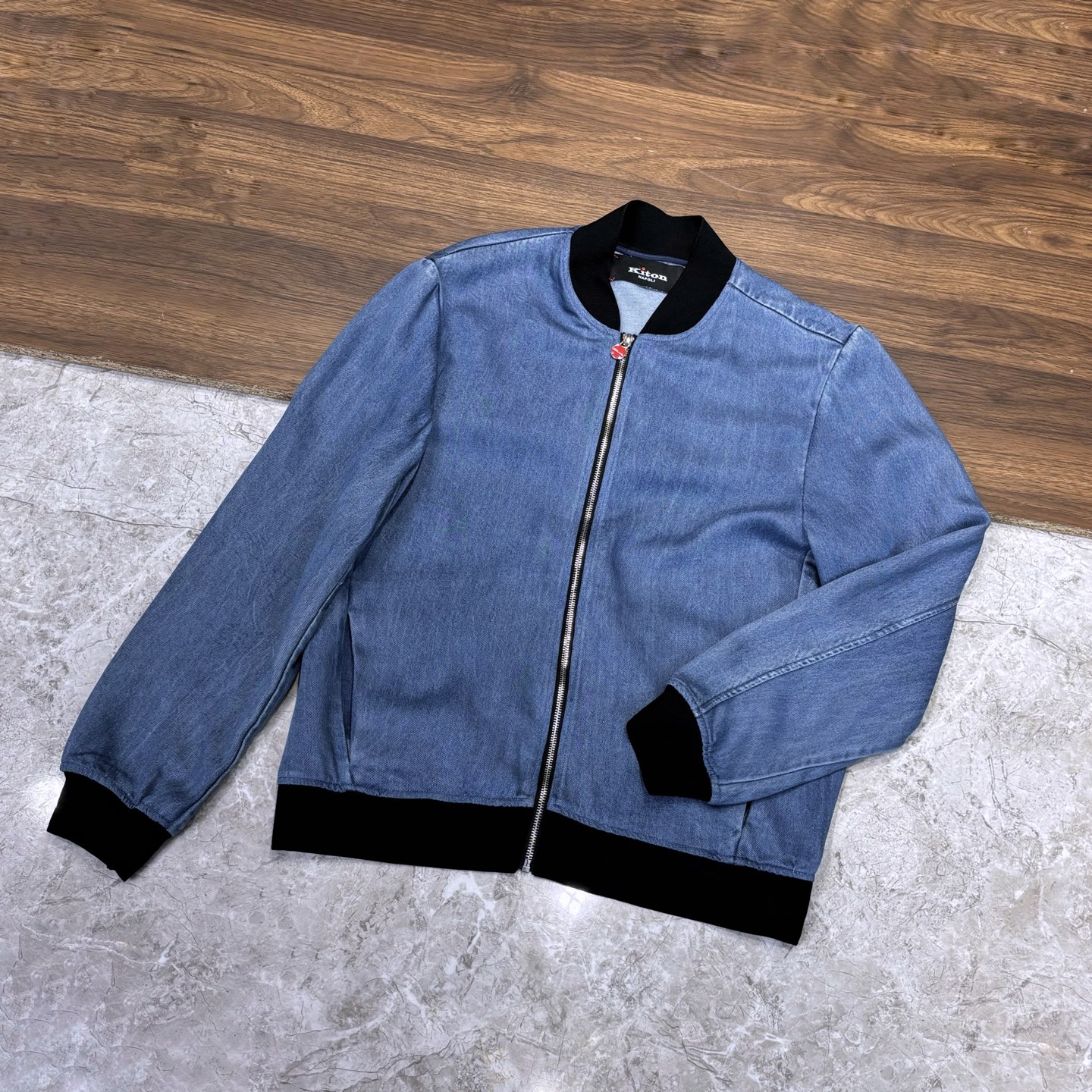Premium Cotton Chiton Jacket with Two-Track Zipper Design - 图片 4