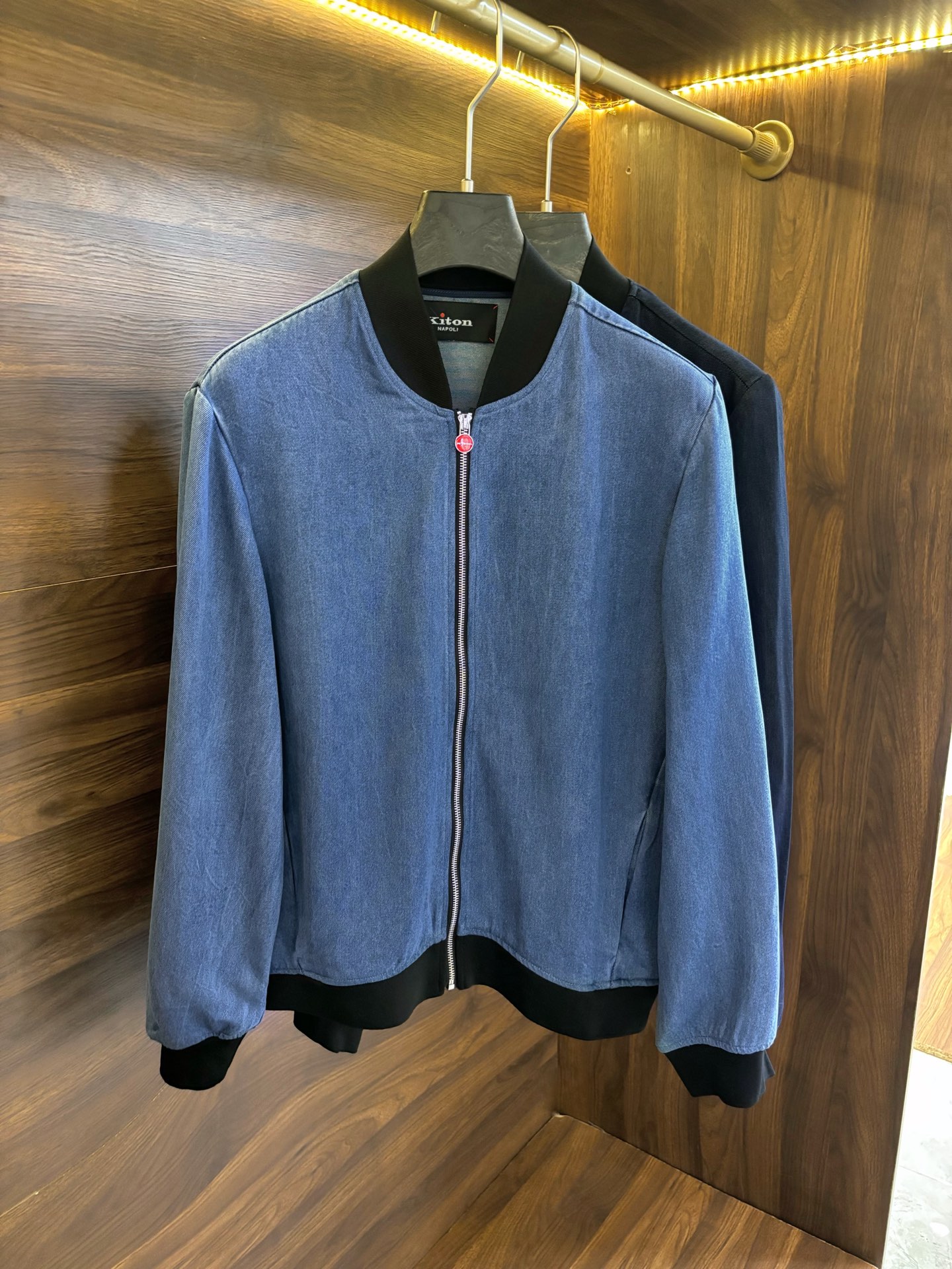 Premium Cotton Chiton Jacket with Two-Track Zipper Design - 图片 2