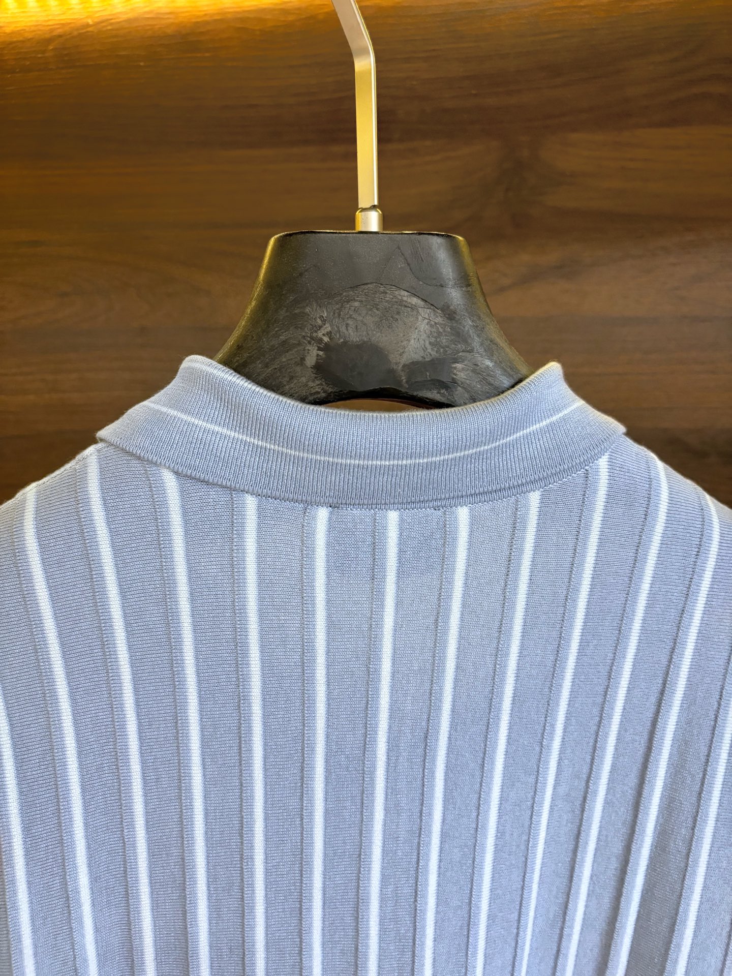 Brioni Striped Silk Blend Polo Shirt - Elegant Knitwear with Button Detail 7 i1751534402866 5464 0 5