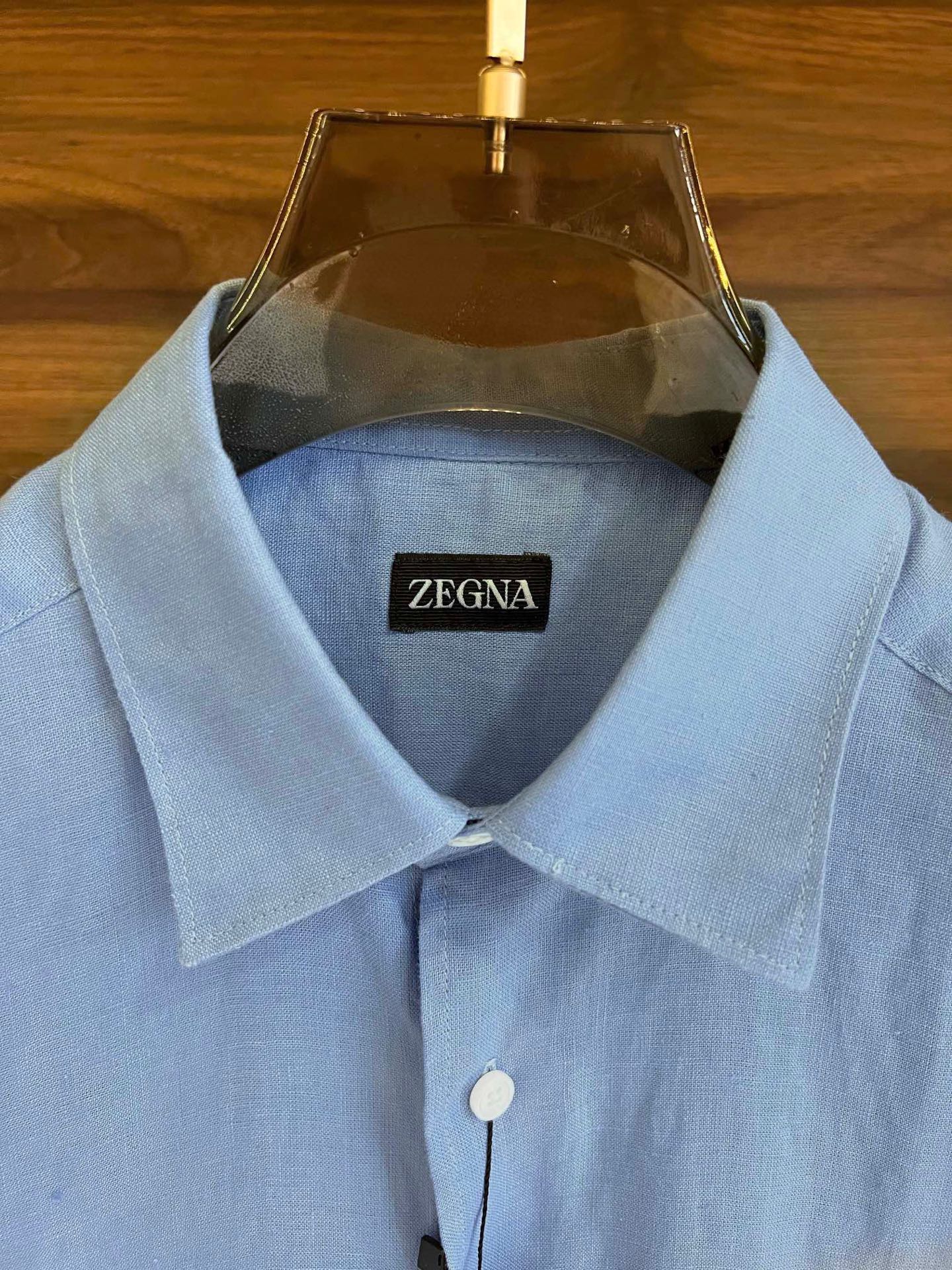 Zegna Linen Short-Sleeve Shirt - Breathable, Lightweight, Casual Style 4 i1751969252769 1899 0 2