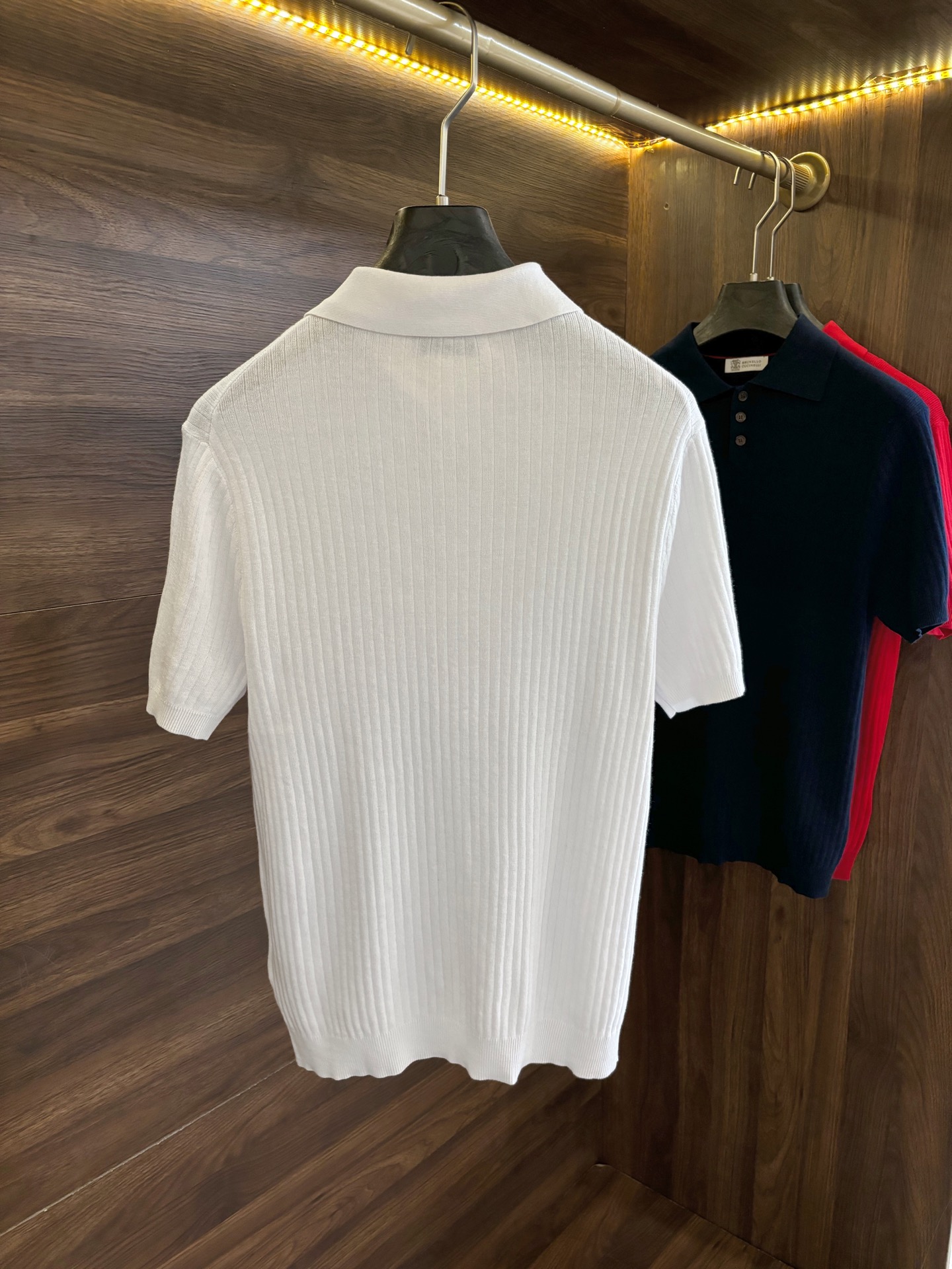 New#🟥Brunello Cucinelli 早秋针织翻领Polo衫，意大利工艺镌刻的优雅时尚，优质的