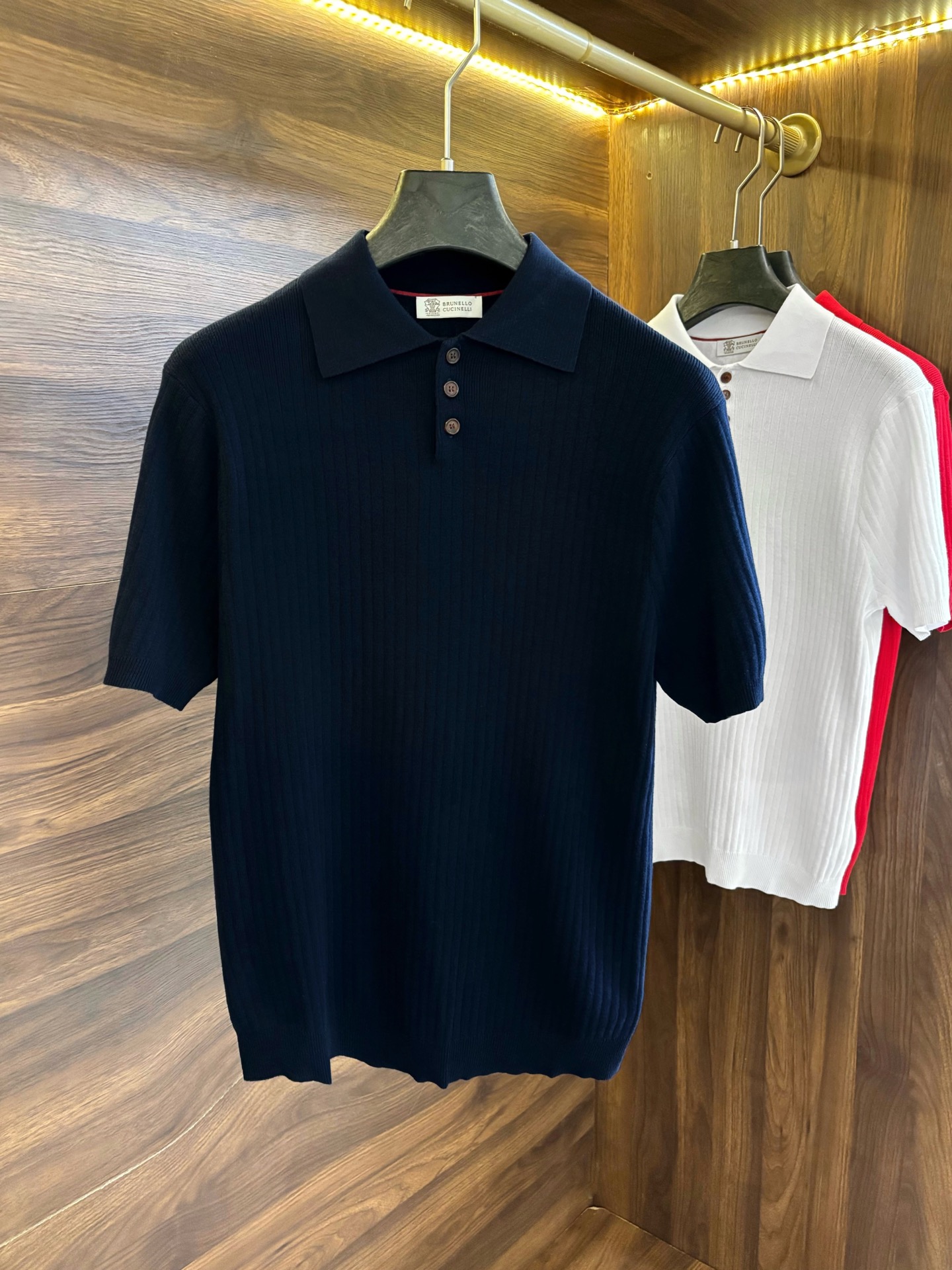 New#🟥Brunello Cucinelli 早秋针织翻领Polo衫，意大利工艺镌刻的优雅时尚，优质的