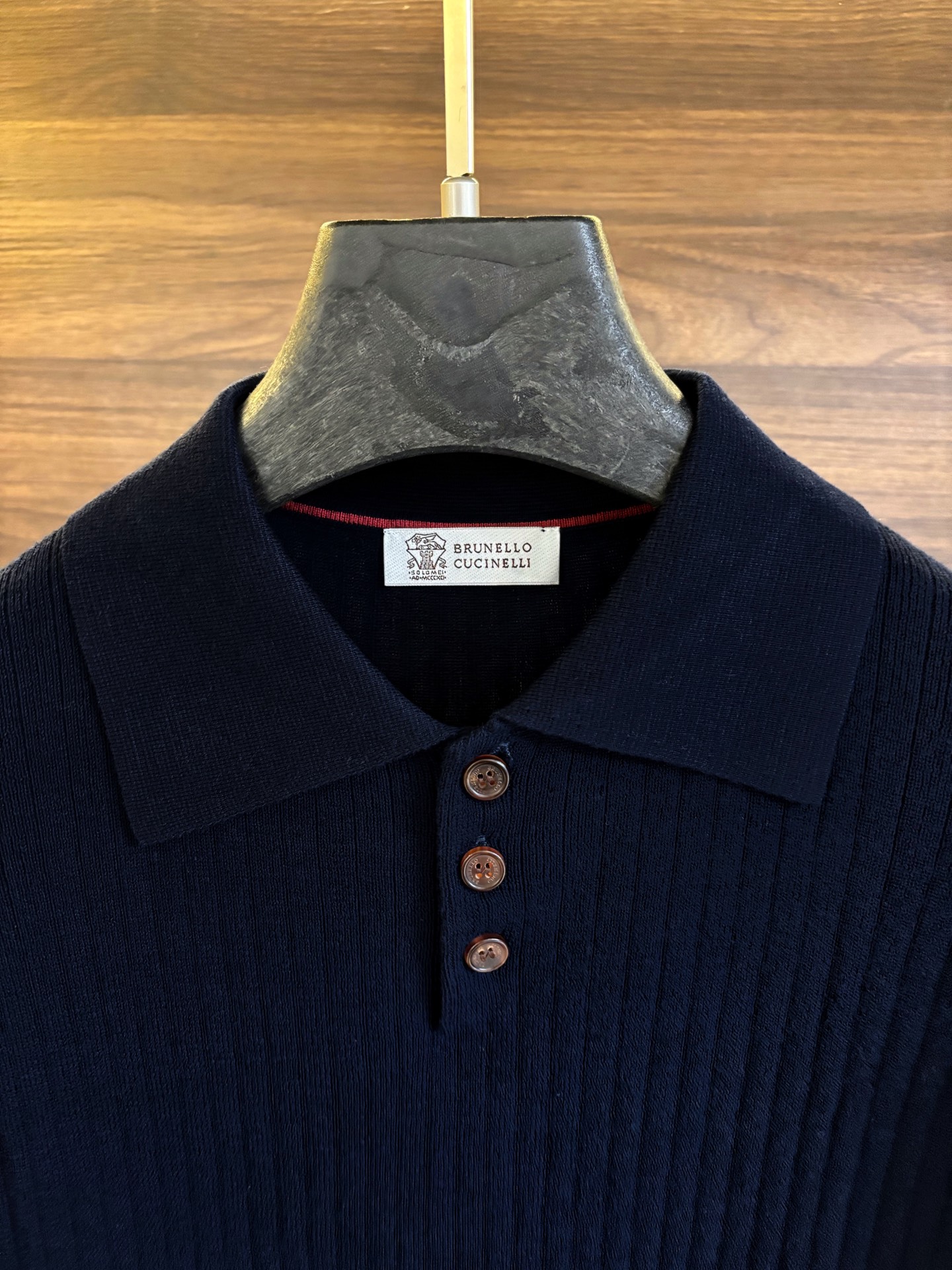 New#🟥Brunello Cucinelli 早秋针织翻领Polo衫，意大利工艺镌刻的优雅时尚，优质的