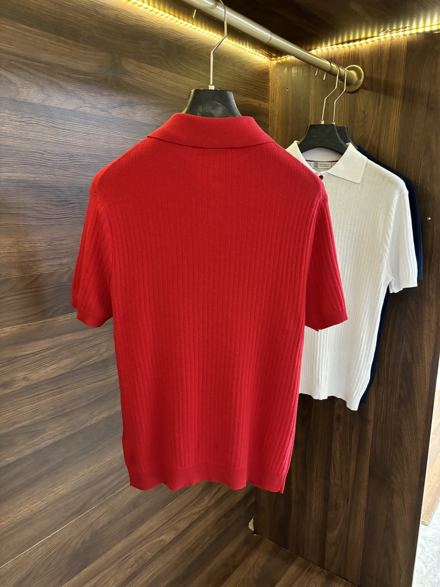 New#🟥Brunello Cucinelli 早秋针织翻领Polo衫，意大利工艺镌刻的优雅时尚，优质的