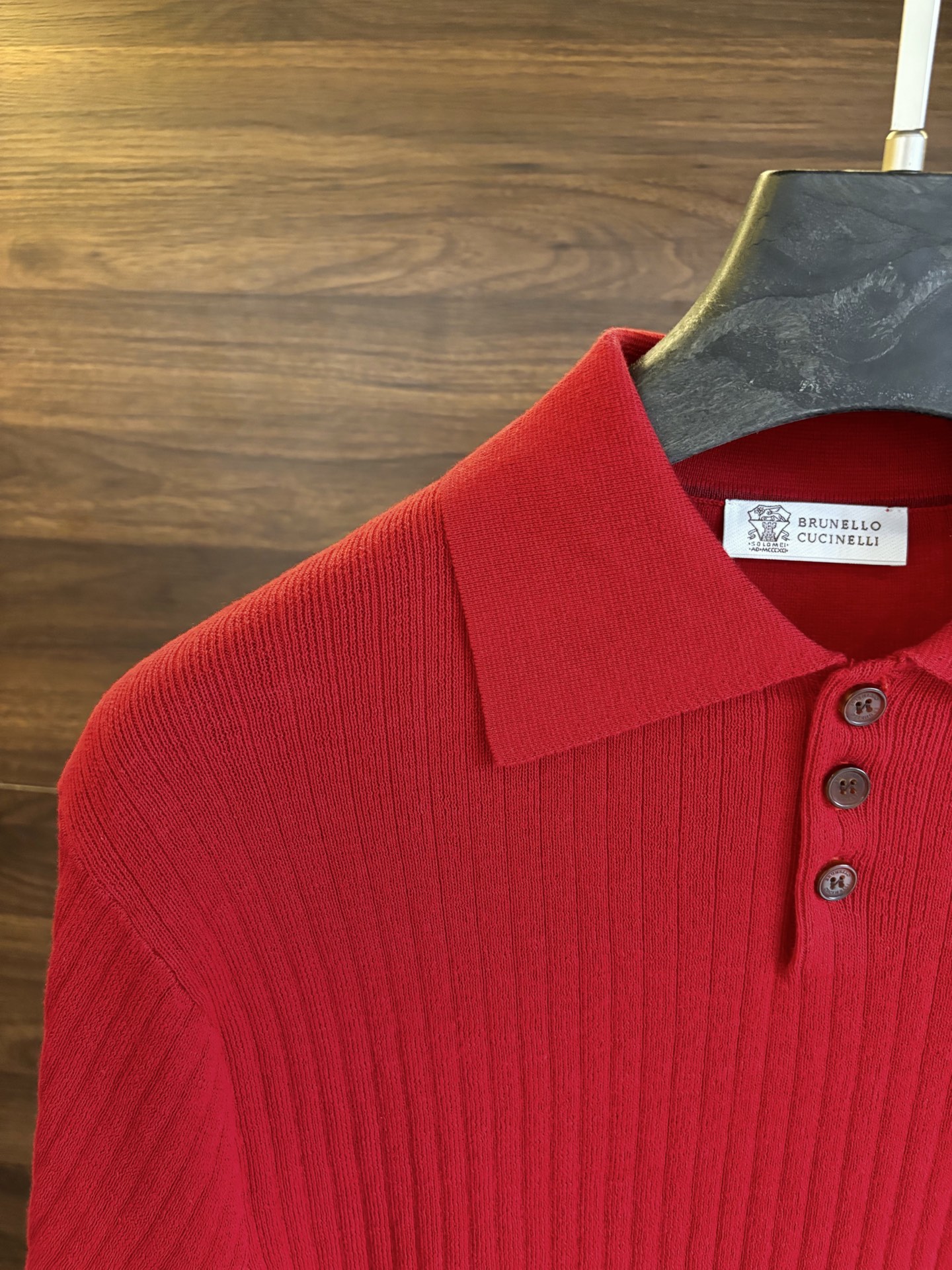 New#🟥Brunello Cucinelli 早秋针织翻领Polo衫，意大利工艺镌刻的优雅时尚，优质的