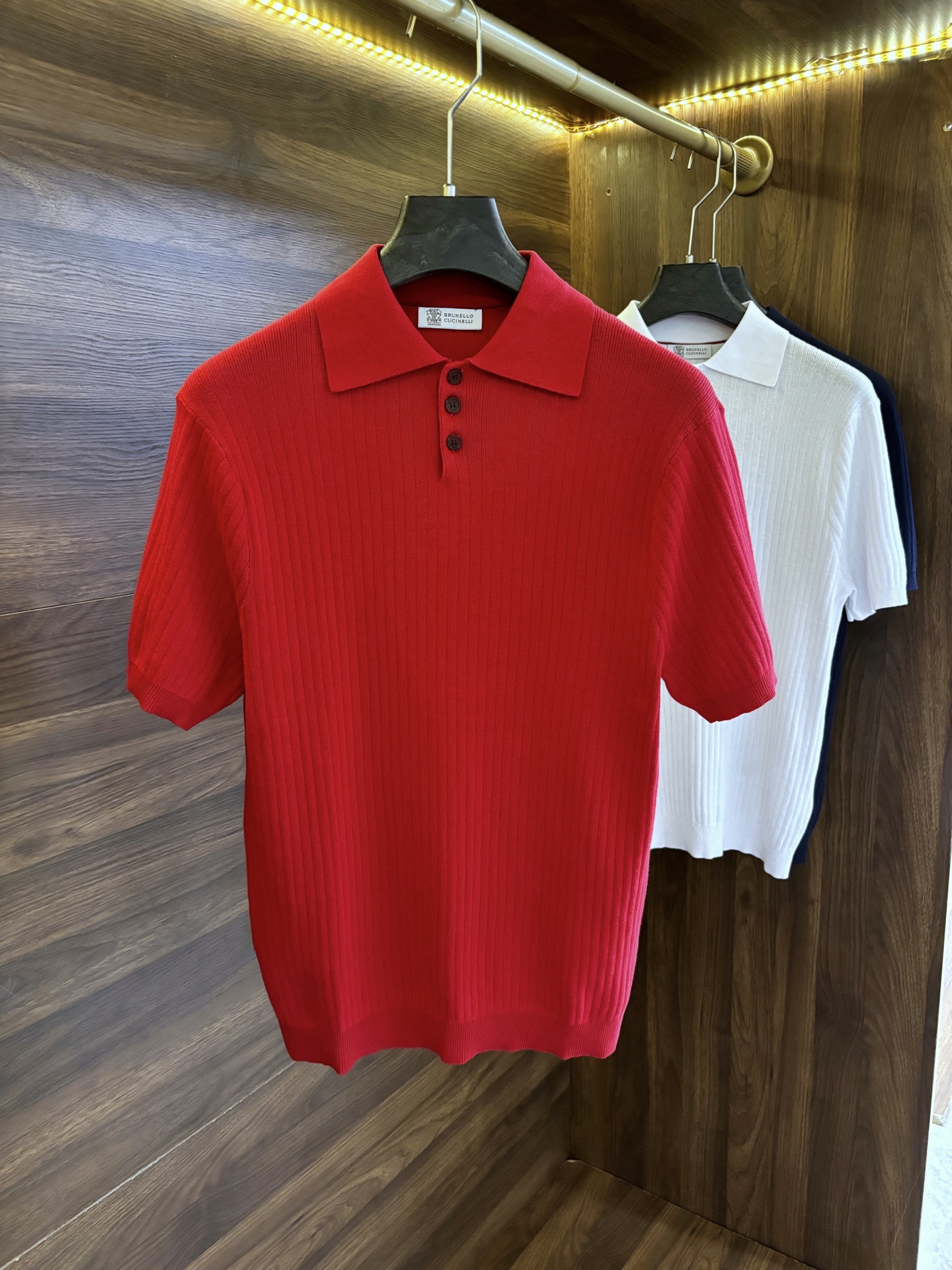 New#🟥Brunello Cucinelli 早秋针织翻领Polo衫，意大利工艺镌刻的优雅时尚，优质的