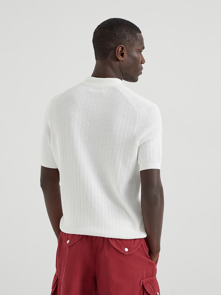 New#🟥Brunello Cucinelli 早秋针织翻领Polo衫，意大利工艺镌刻的优雅时尚，优质的