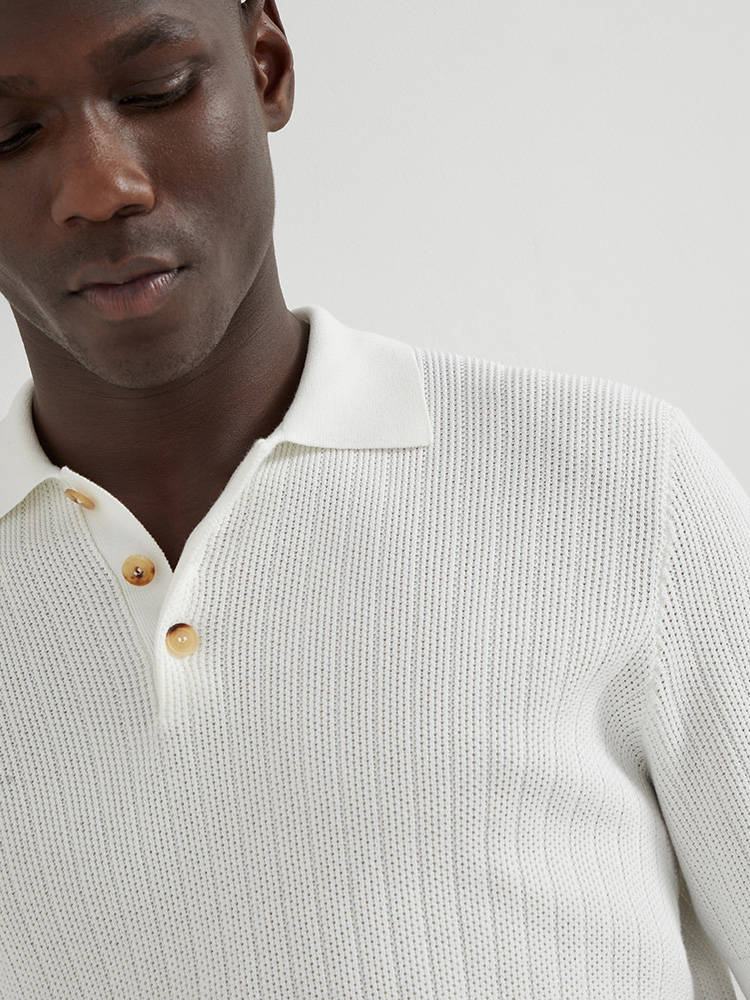 New#🟥Brunello Cucinelli 早秋针织翻领Polo衫，意大利工艺镌刻的优雅时尚，优质的