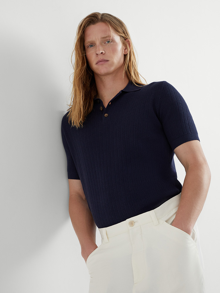 New#🟥Brunello Cucinelli 早秋针织翻领Polo衫，意大利工艺镌刻的优雅时尚，优质的