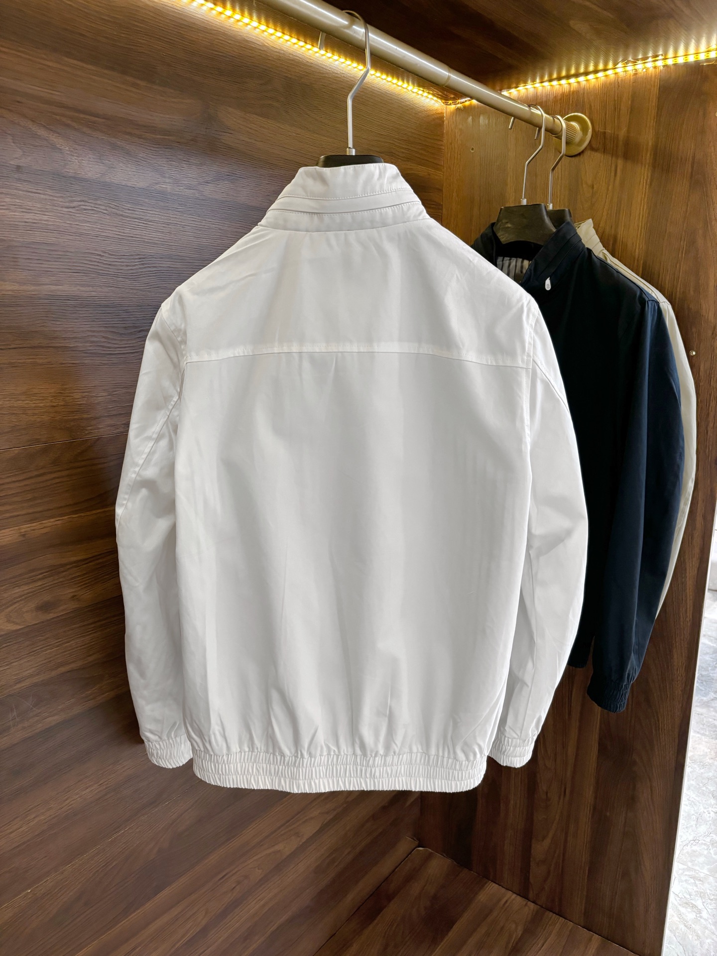 New#🟥 Brunello Cucinelli BC 意大利 老钱风 100%棉立领双扣拉链夹克外套，
