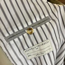 New#🟥 Brunello Cucinelli BC 意大利 老钱风 100%棉立领双扣拉链夹克外套, New#🟥 Brunello Cucinelli BC 意大利 老钱风 100%棉立领双扣拉链夹克外套,