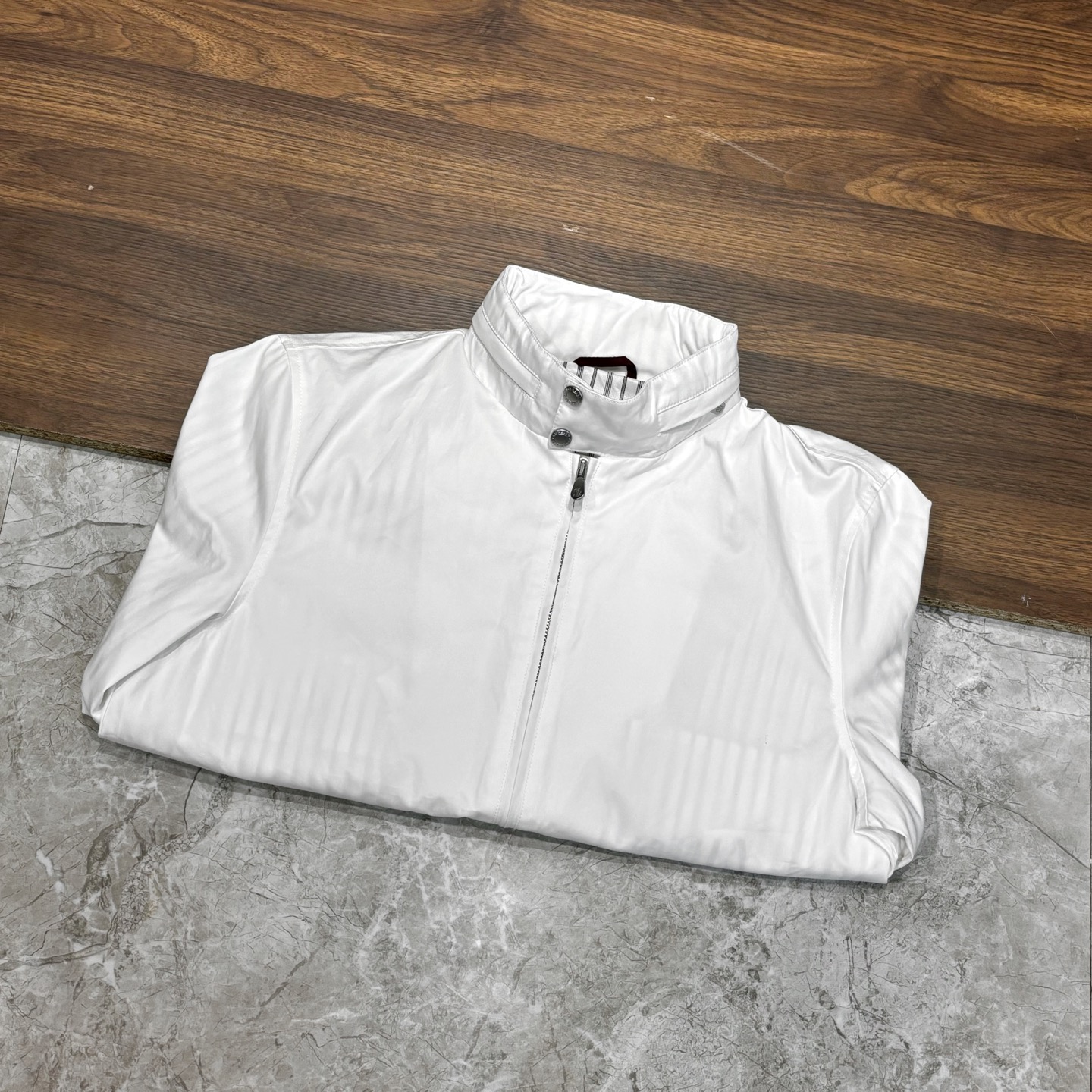 New#🟥 Brunello Cucinelli BC 意大利 老钱风 100%棉立领双扣拉链夹克外套，