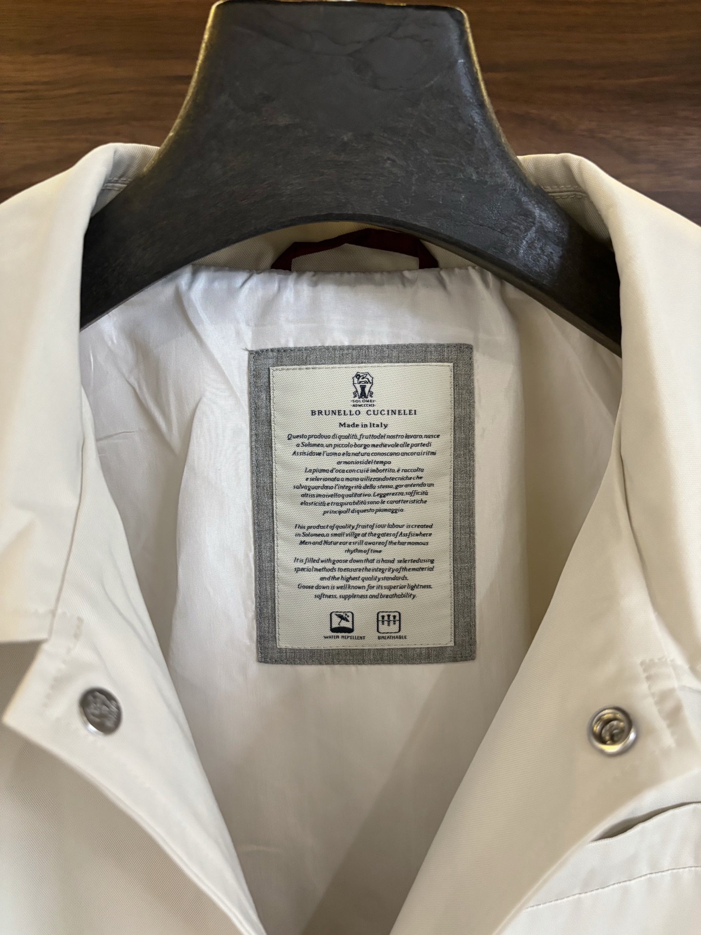 New#🟥 Brunello Cucinelli BC 意大利 老钱风 翻领纽扣夹克外套，专柜最新款意式