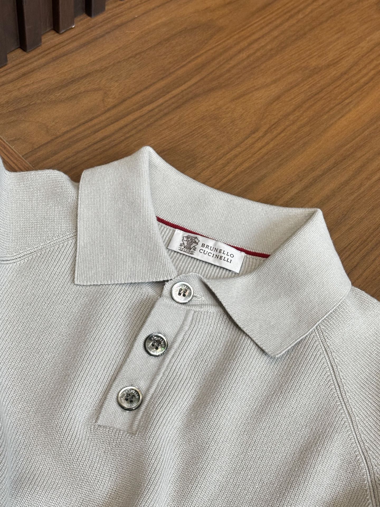 New#🟥Brunello Cuc***lli BC 翻领毛衣，老钱风穿搭 经典翻领针织衫 ，高级松弛感