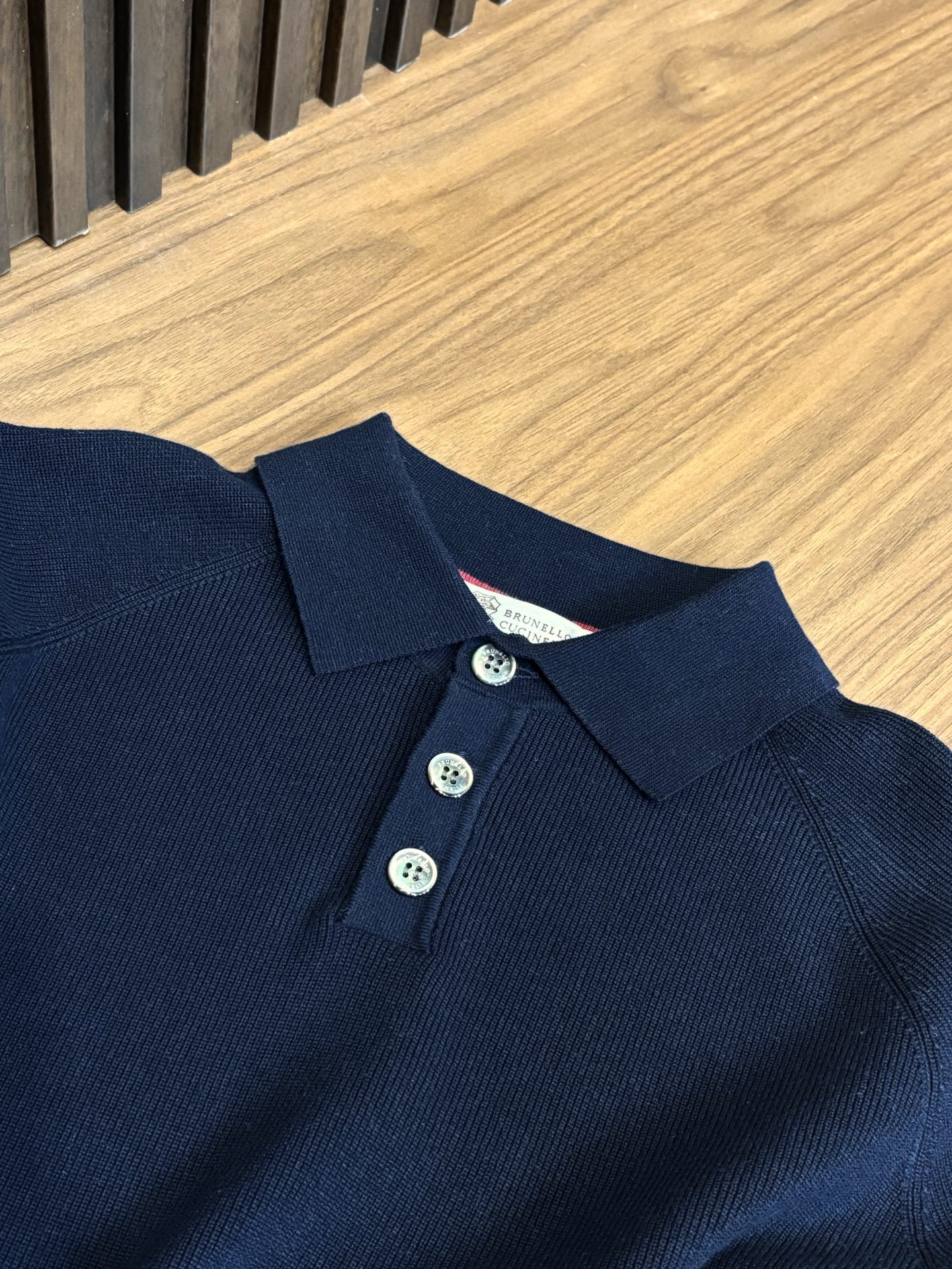 New#🟥Brunello Cuc***lli BC 翻领毛衣，老钱风穿搭 经典翻领针织衫 ，高级松弛感