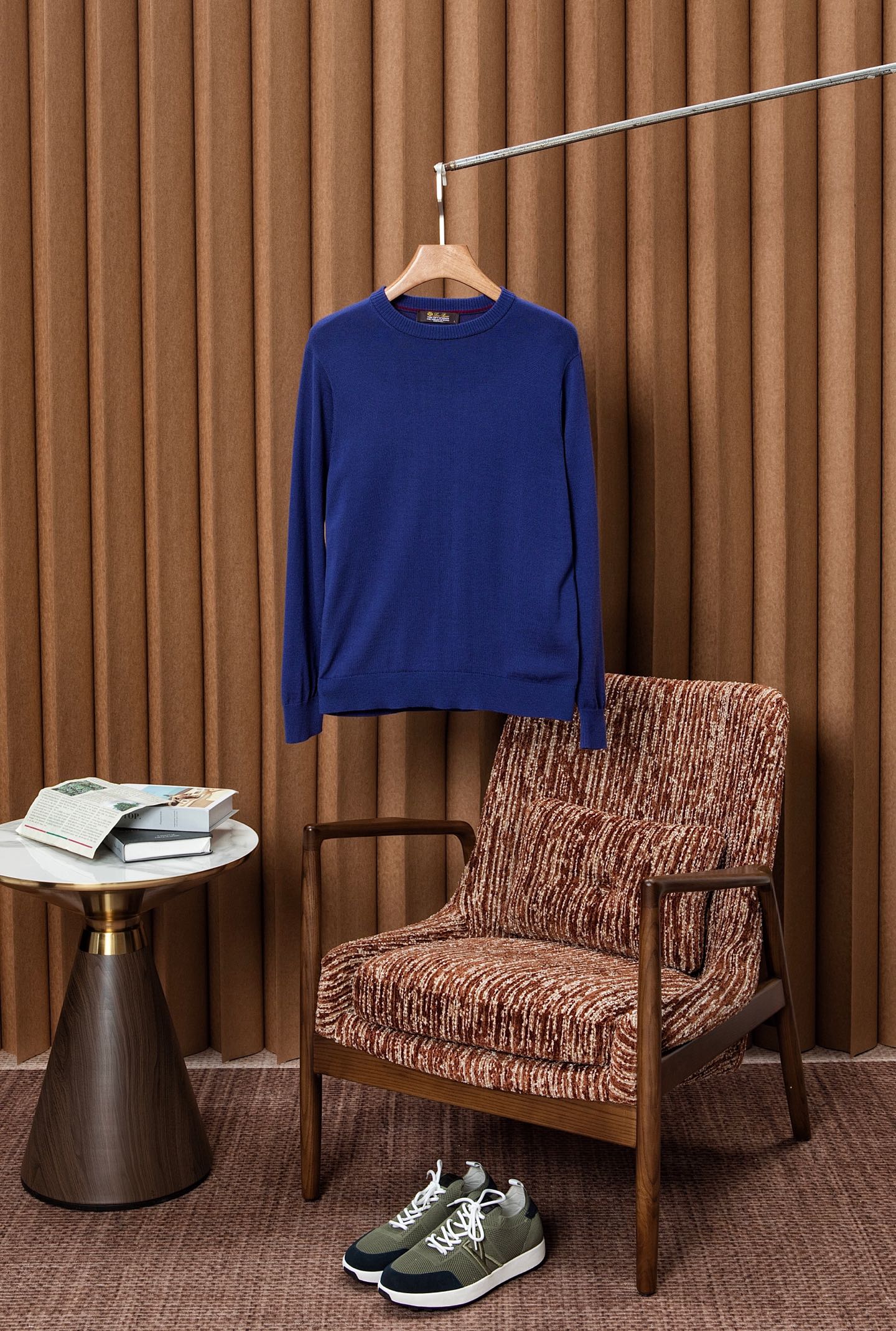 Loro Piana Wool Sweater - Classic Crew Neck, Soft & Comfortable Knitwear
