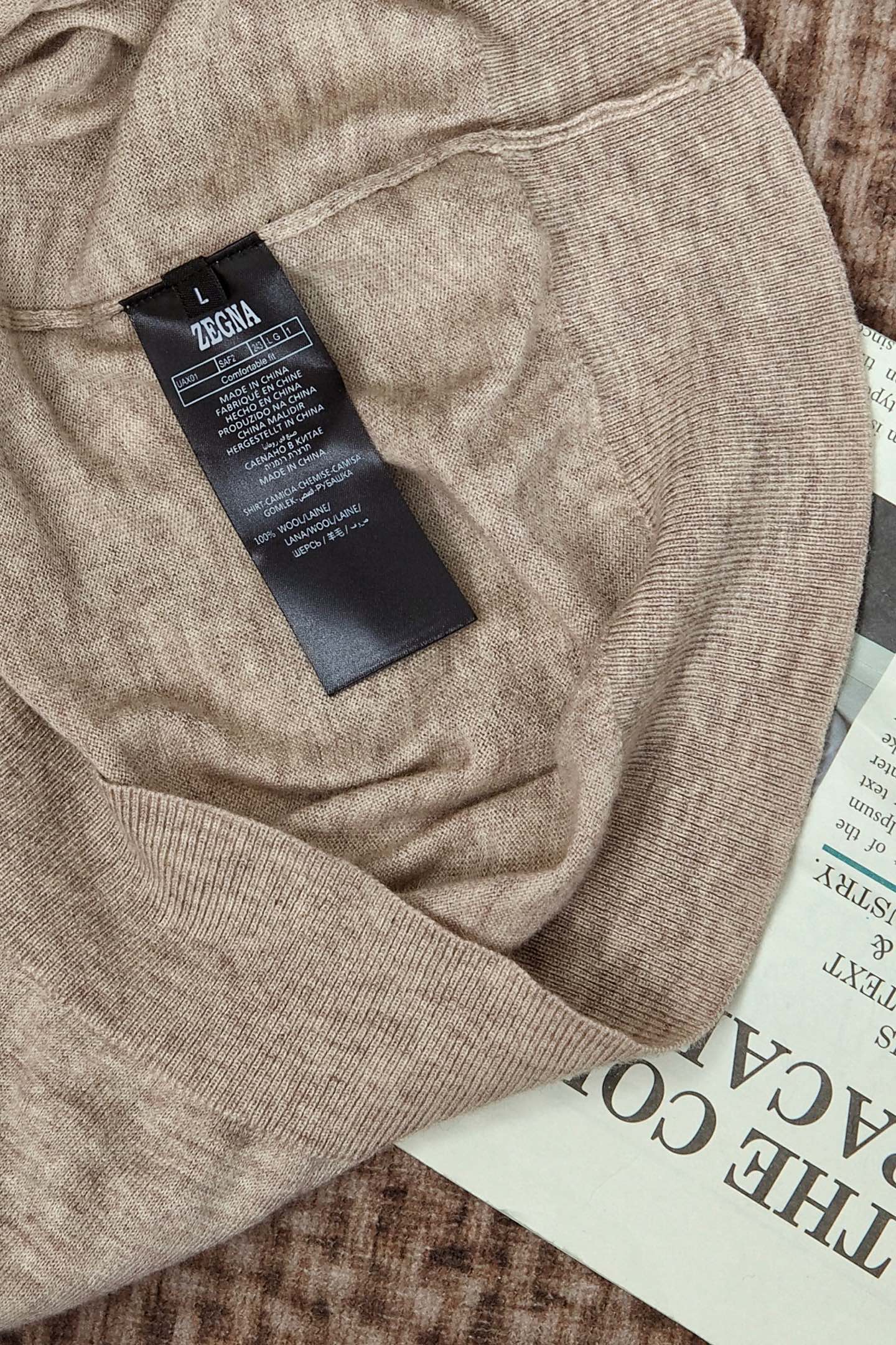 New#🟥ZE 杰家 男士圆领羊毛衫，圆领设计简约经典，而且作为时尚界的“万能公式”，圆领T恤与任何下装