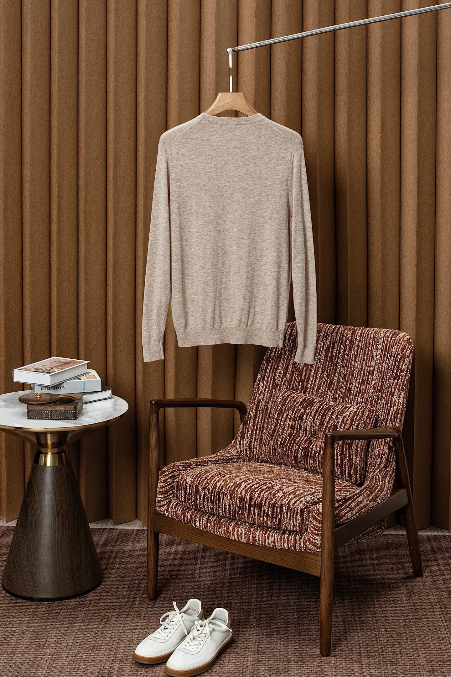 New#🟥ZE 杰家 男士圆领羊毛衫，圆领设计简约经典，而且作为时尚界的“万能公式”，圆领T恤与任何下装