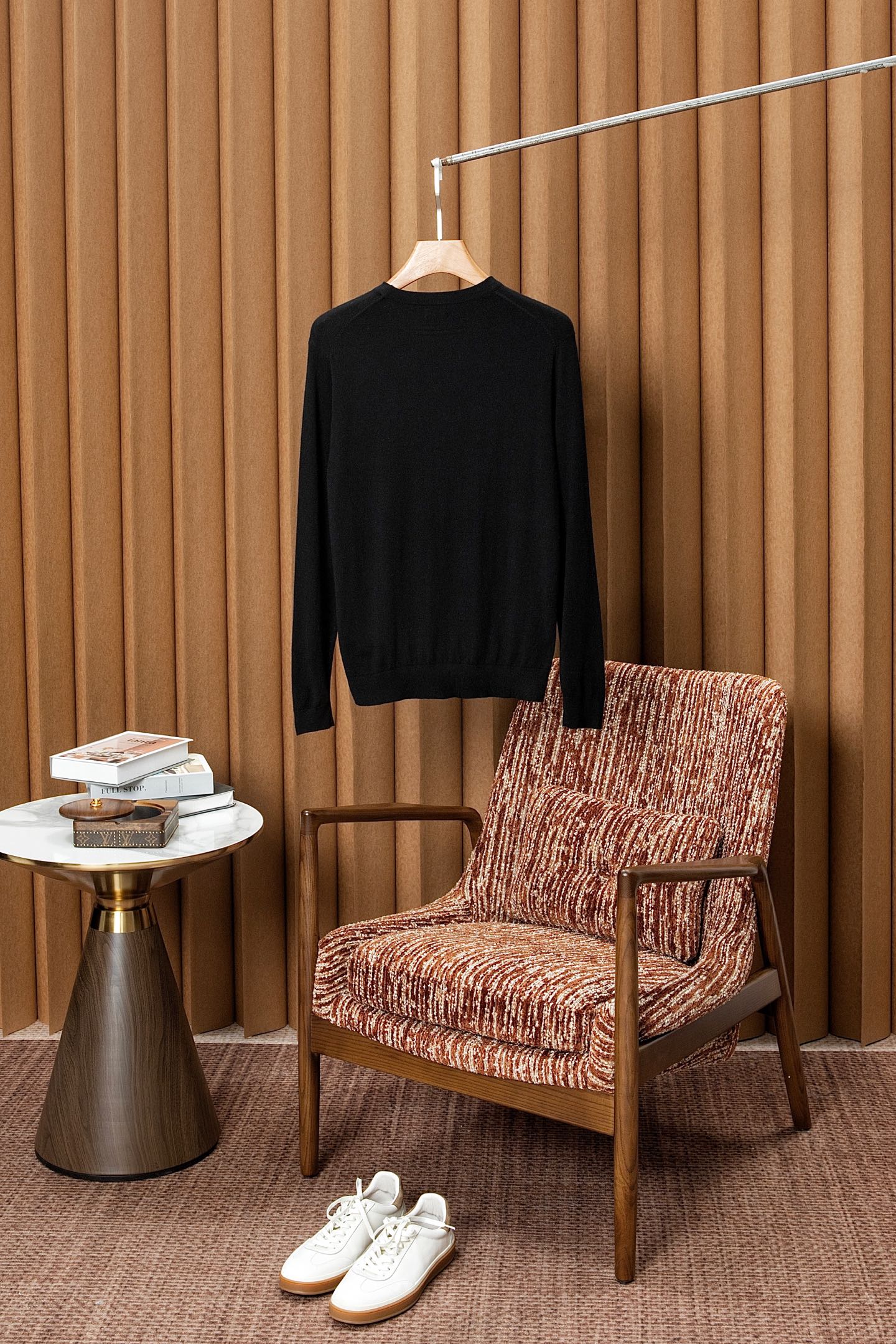 New#🟥ZE 杰家 男士圆领羊毛衫，圆领设计简约经典，而且作为时尚界的“万能公式”，圆领T恤与任何下装