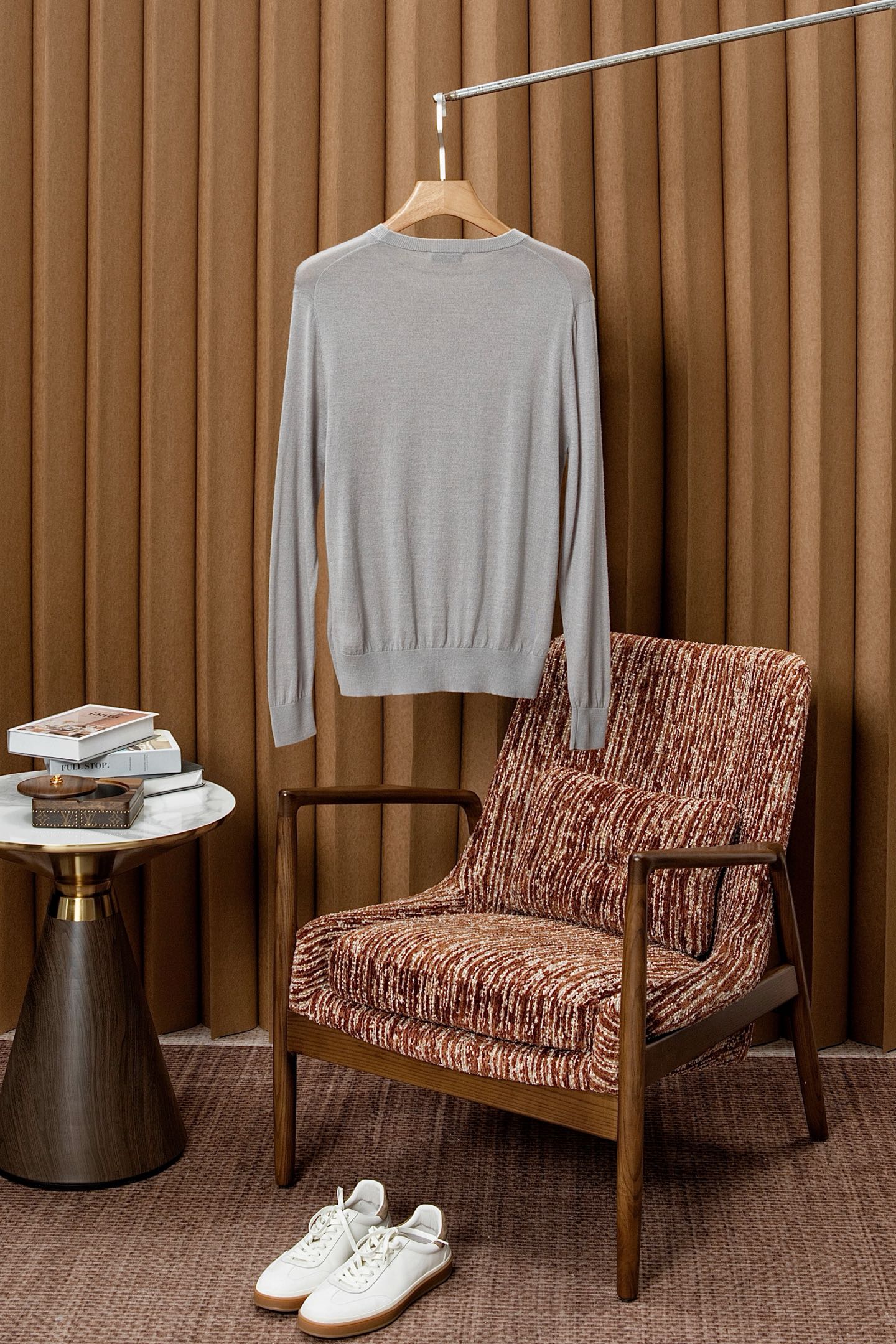 New#🟥BC 秋冬的温暖无优雅，经典的圆领男士羊毛衫。展现出休闲而优雅的风格。每一处细节都经过精心雕琢