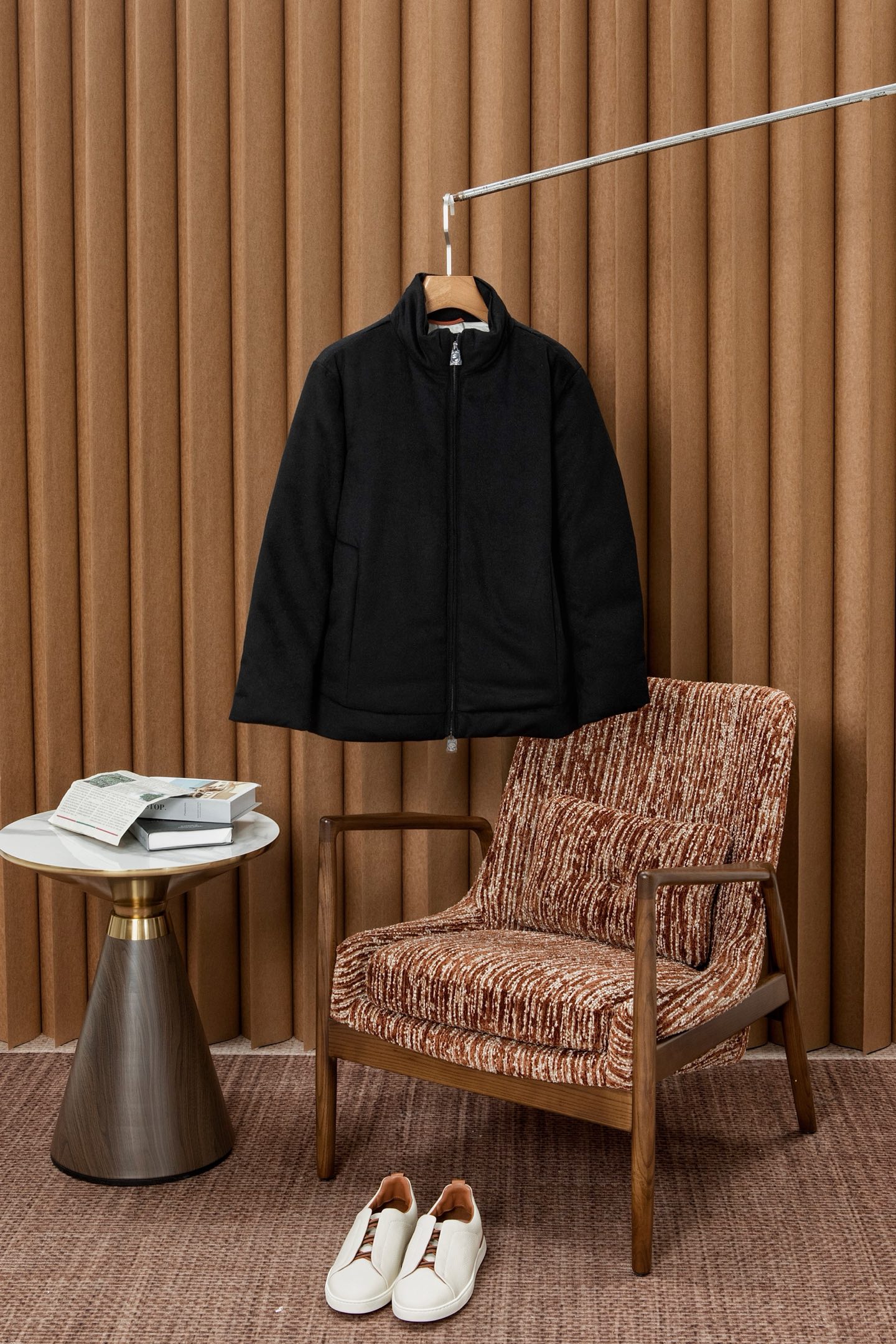 羽绒服 New#🟥 lP🆕 诺悠翩雅 甄选硬朗有型的男士羊毛羊绒混纺羽绒服，铸就奢华格调。款式设计，利落