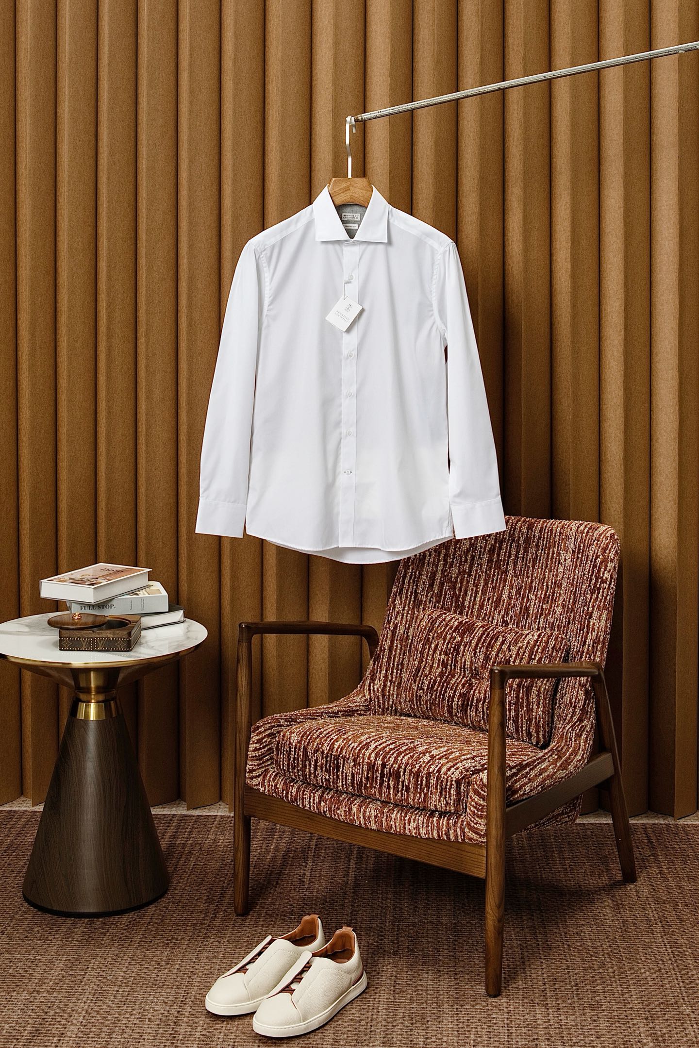 New#🟥BrunelloCucinelli 简约不张扬却自带高级感，贡缎棉休闲男士衬衫，面料细腻丝滑，