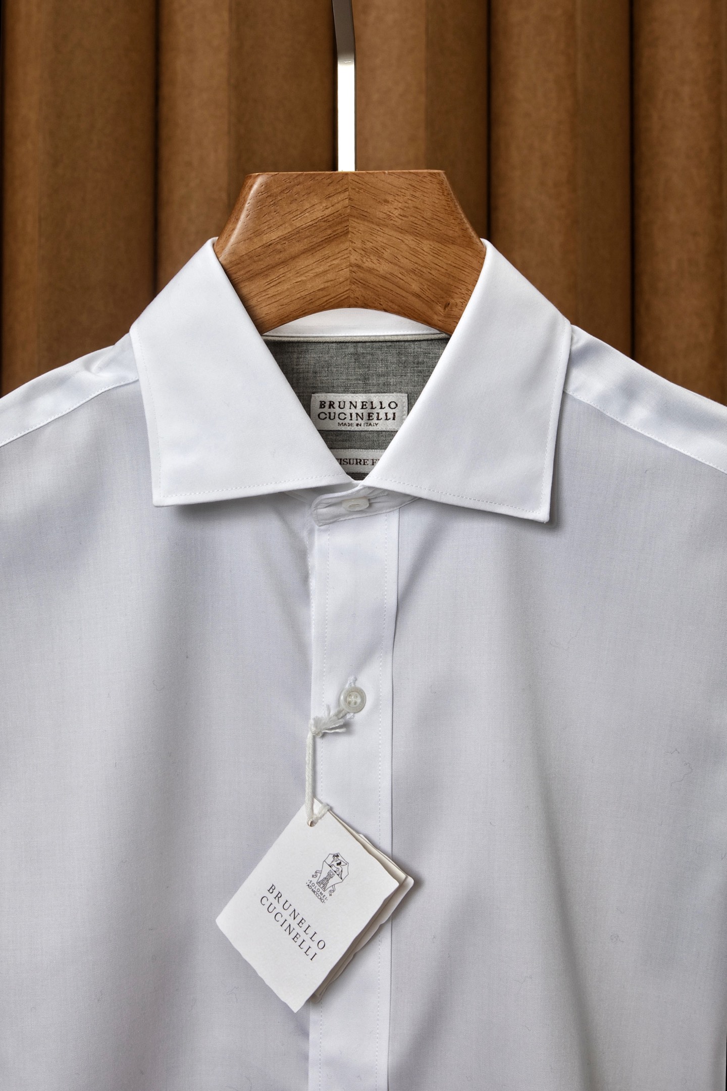 New#🟥BrunelloCucinelli 简约不张扬却自带高级感，贡缎棉休闲男士衬衫，面料细腻丝滑，