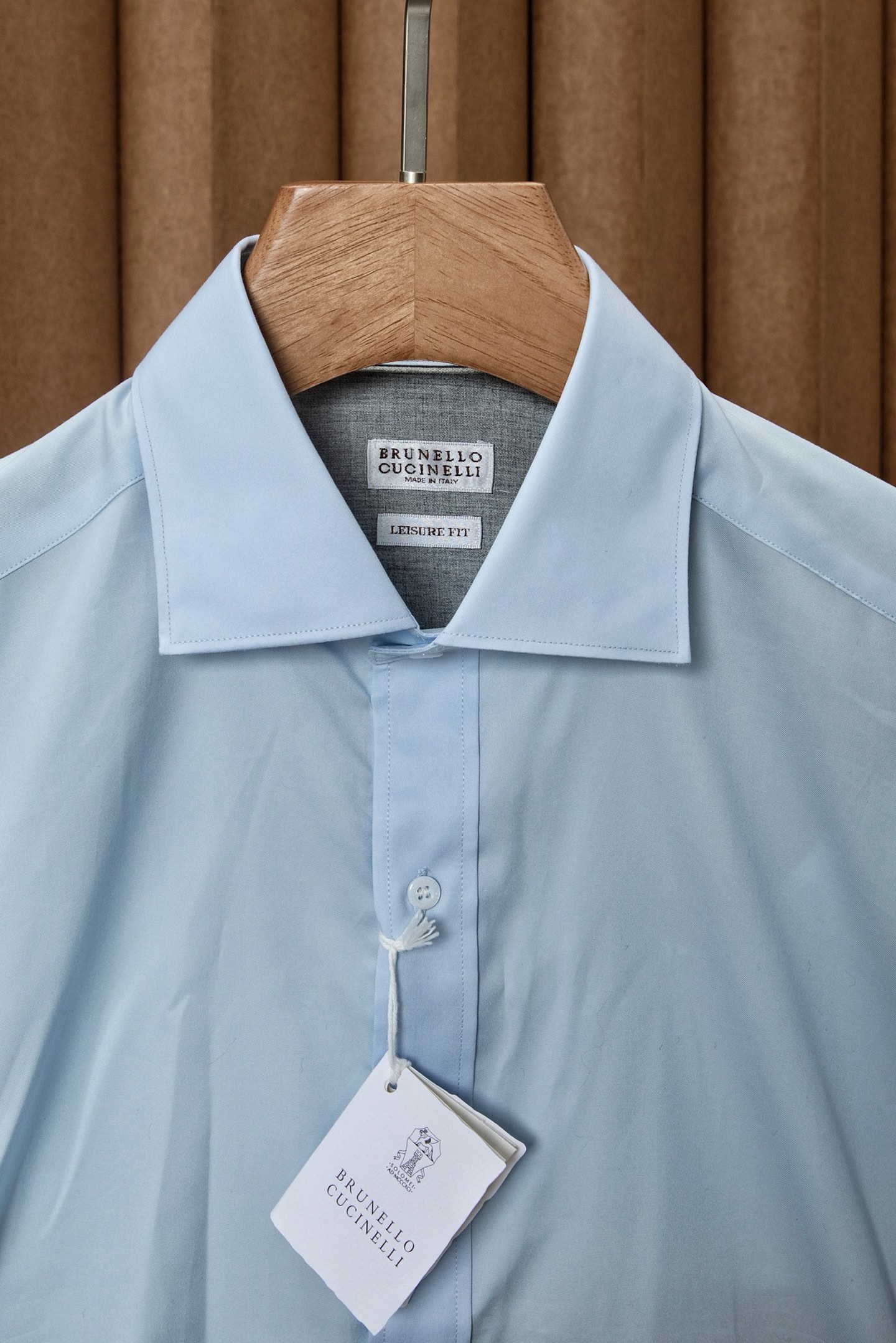 New#🟥BrunelloCucinelli 简约不张扬却自带高级感，贡缎棉休闲男士衬衫，面料细腻丝滑，