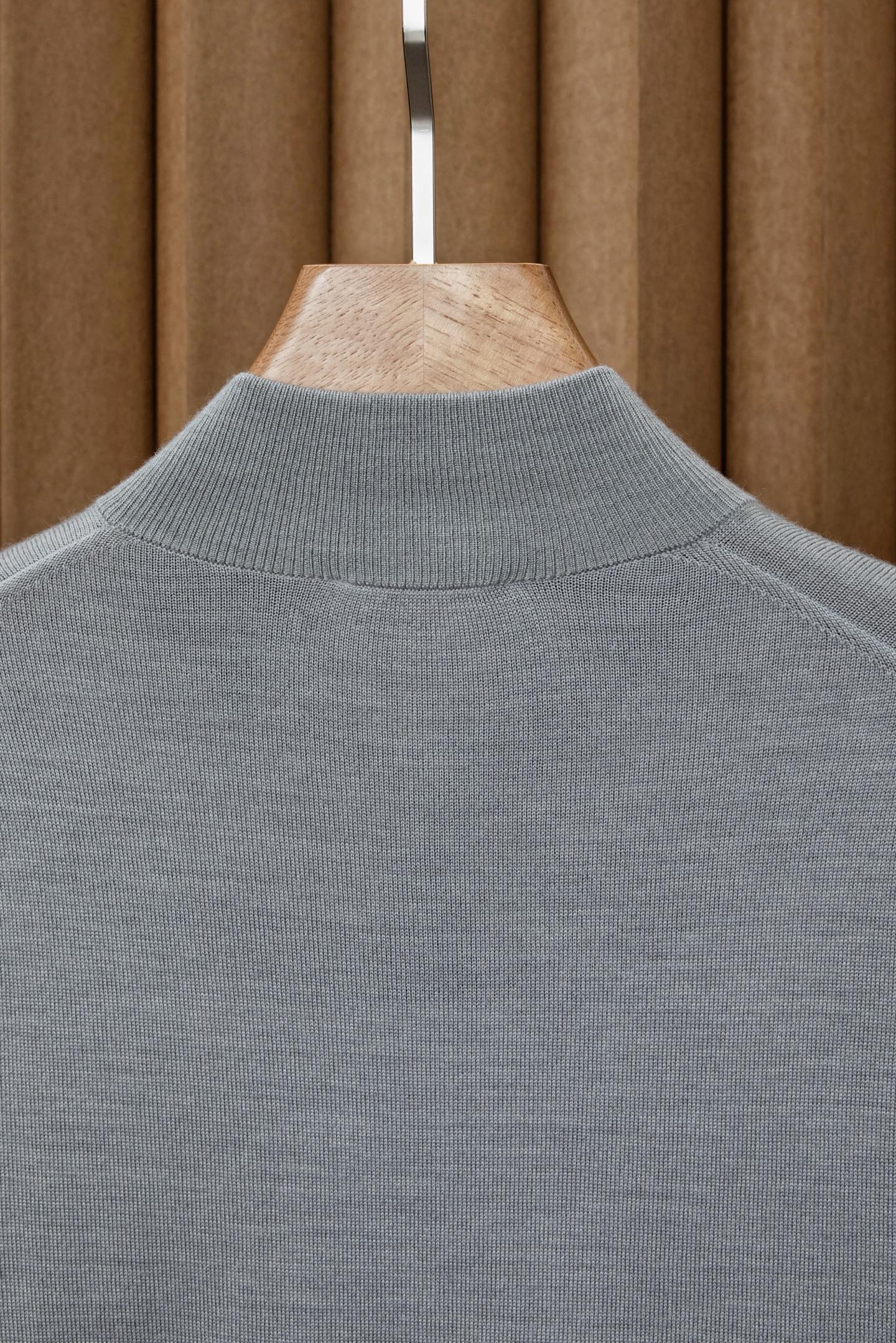 New#🟥Brunello Cucinelli 甄选硬朗刺绣100%羊毛面料轻盈蓬松，带来无与伦比的亲肤