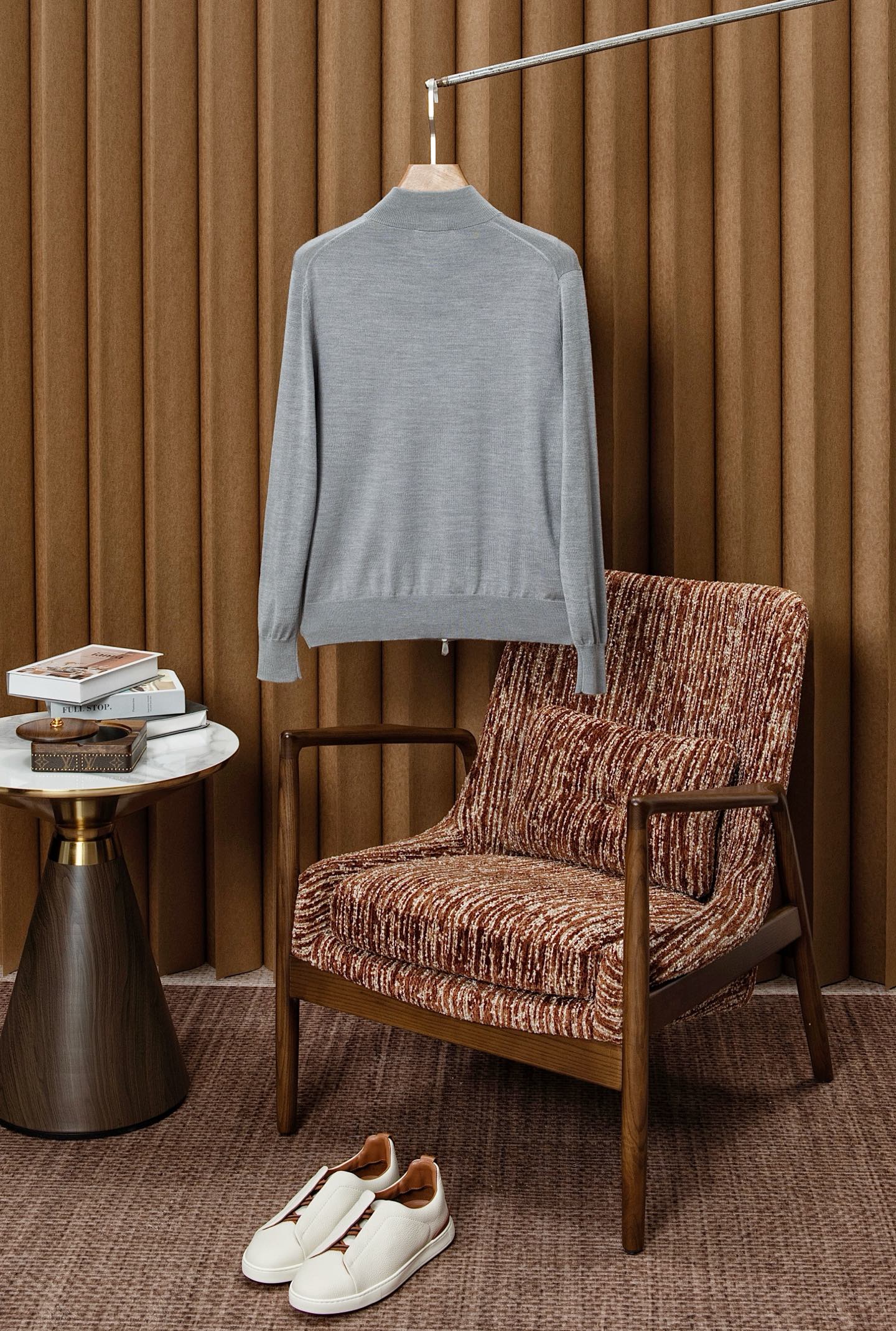 New#🟥Brunello Cucinelli 甄选硬朗刺绣100%羊毛面料轻盈蓬松，带来无与伦比的亲肤