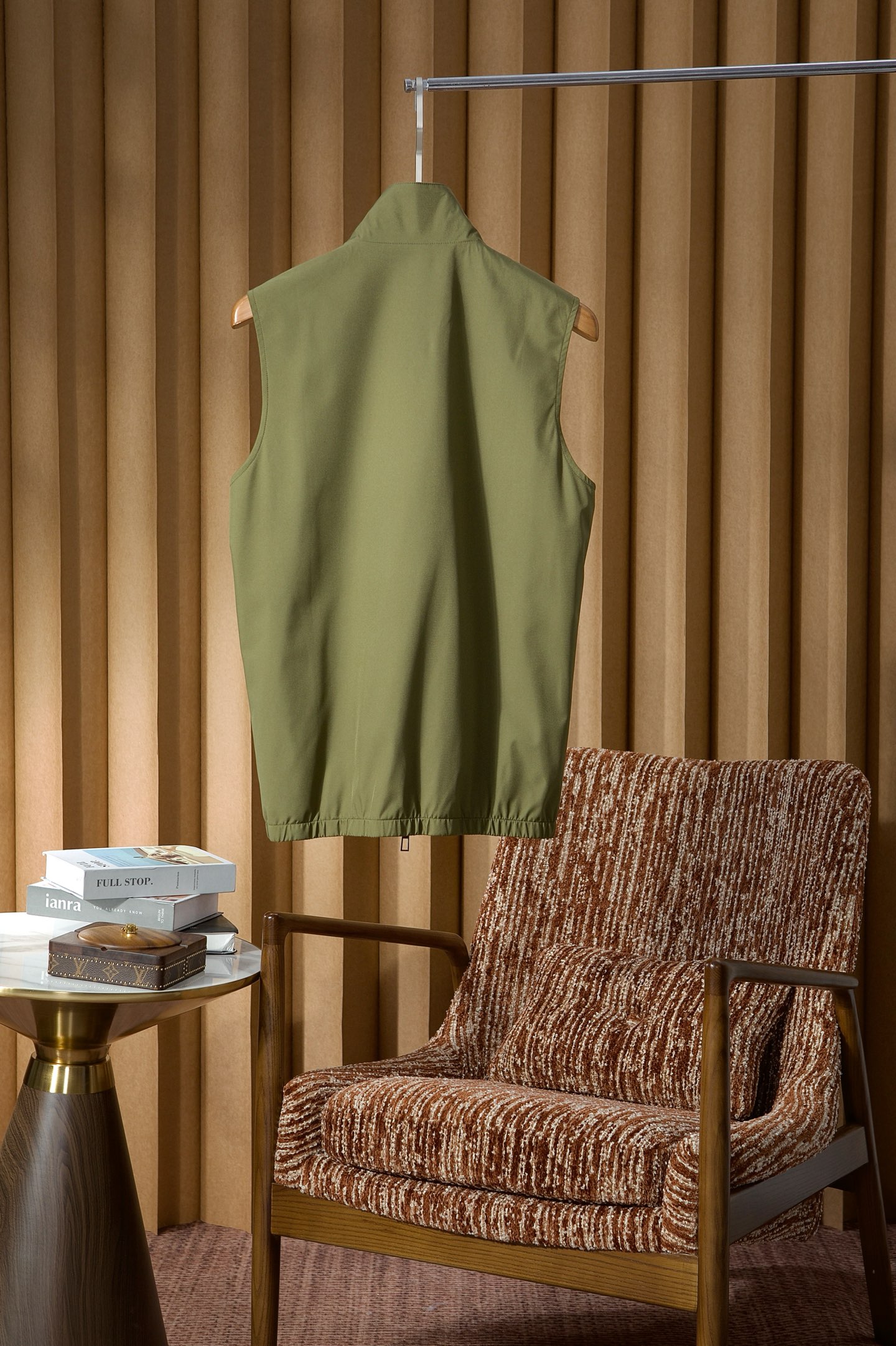 New#🟥lP🆕 诺悠翩雅 专柜新款双面男士休闲马甲 经典款臻品双头拉链羊毛针织里料马甲/背心外套，双面