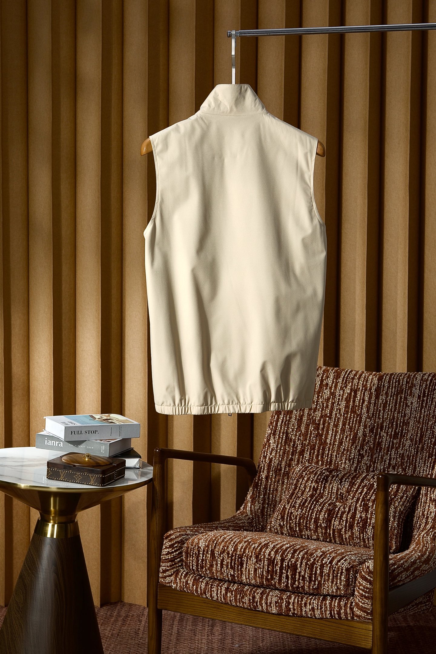 New#🟥lP🆕 诺悠翩雅 专柜新款双面男士休闲马甲 经典款臻品双头拉链羊毛针织里料马甲/背心外套，双面