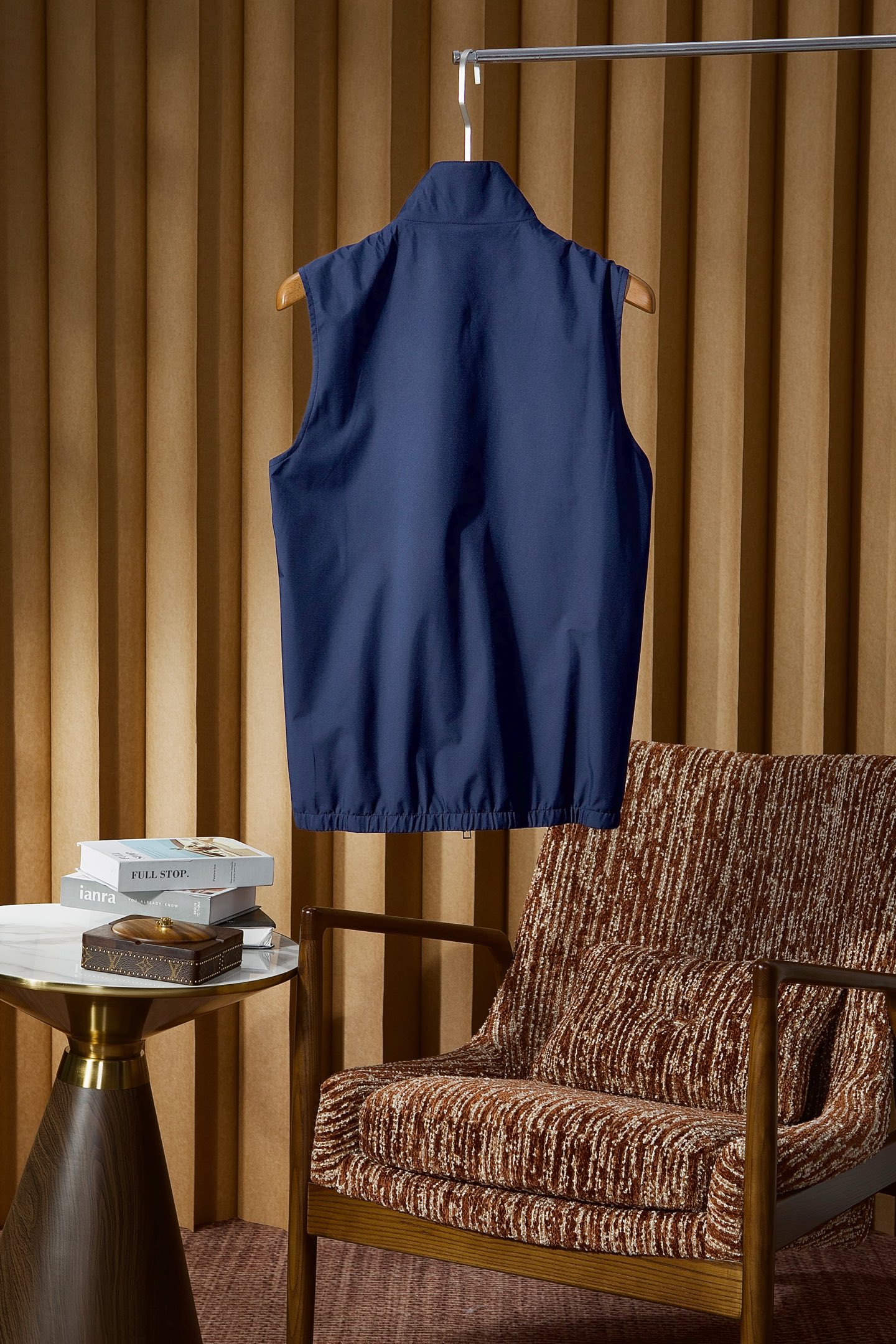 New#🟥lP🆕 诺悠翩雅 专柜新款双面男士休闲马甲 经典款臻品双头拉链羊毛针织里料马甲/背心外套，双面