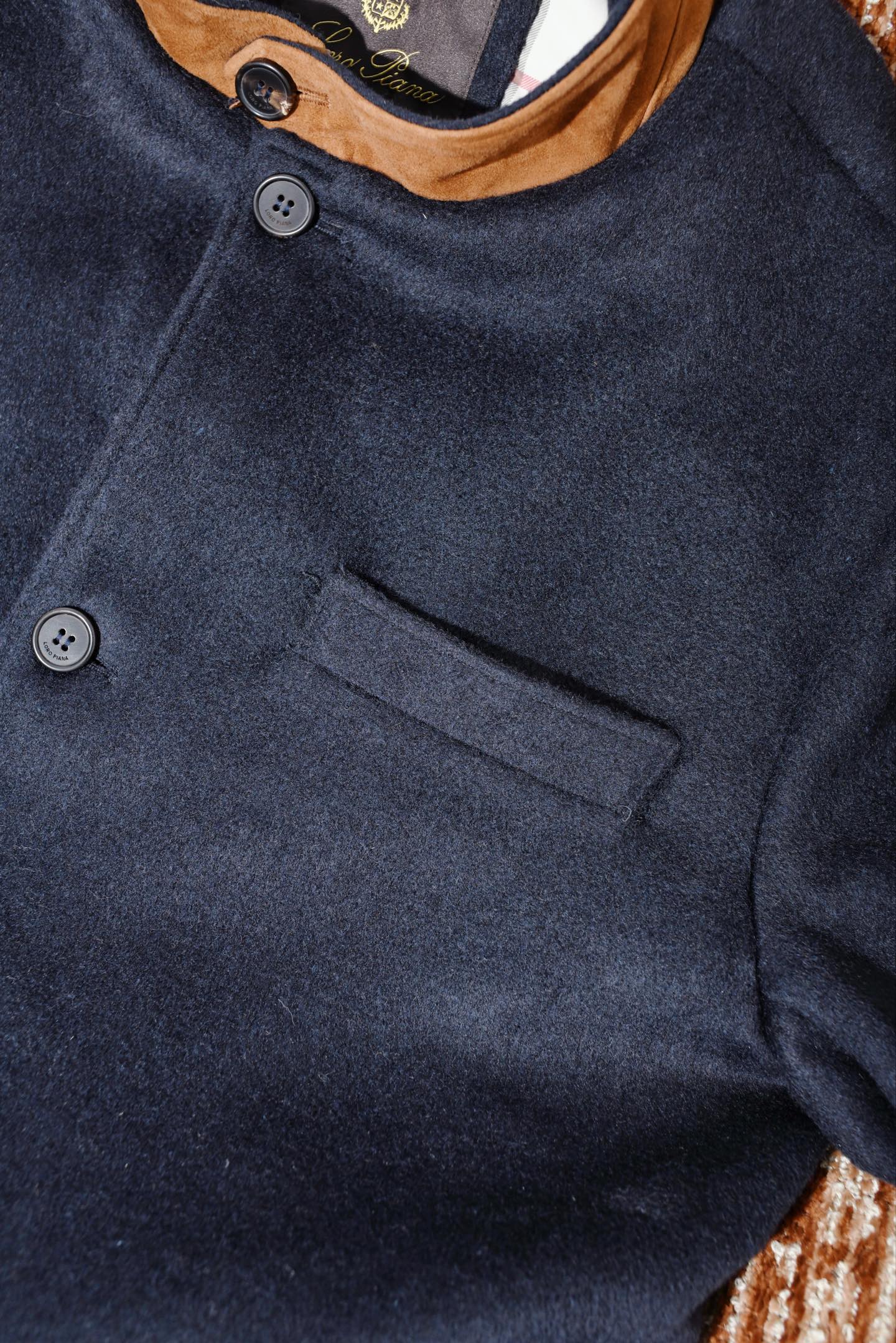 New#🟥lP🆕 诺悠翩雅 臻品羊绒混纺琥珀棕男装夹克外套，黄金配比面料触感与性能的完美平衡。精选20%