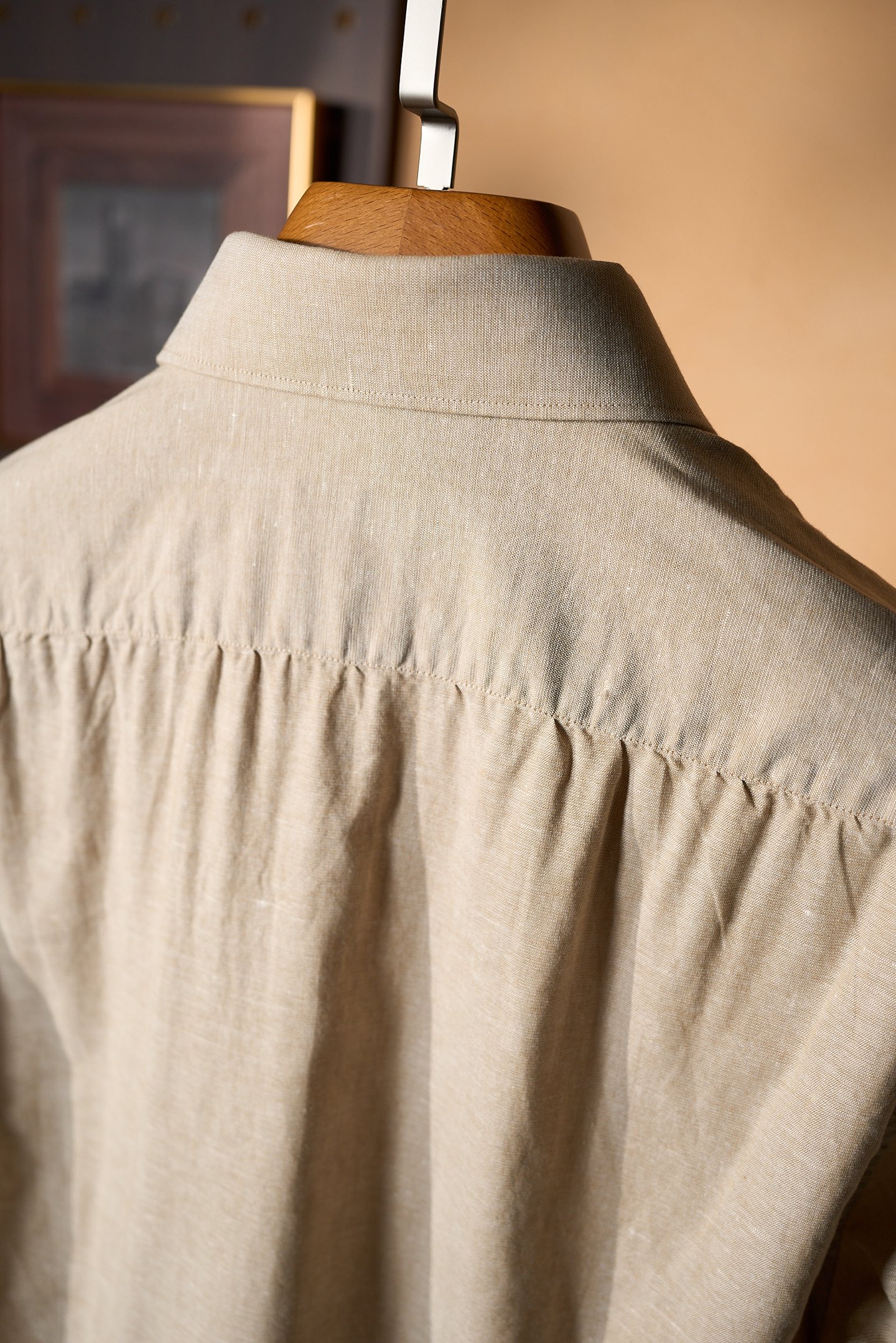 New#🟥Kiton 新款来袭！亚麻衬衫，独家巨献，胸前设计口袋，麻料以其独特的面料特点和休闲自然的风格