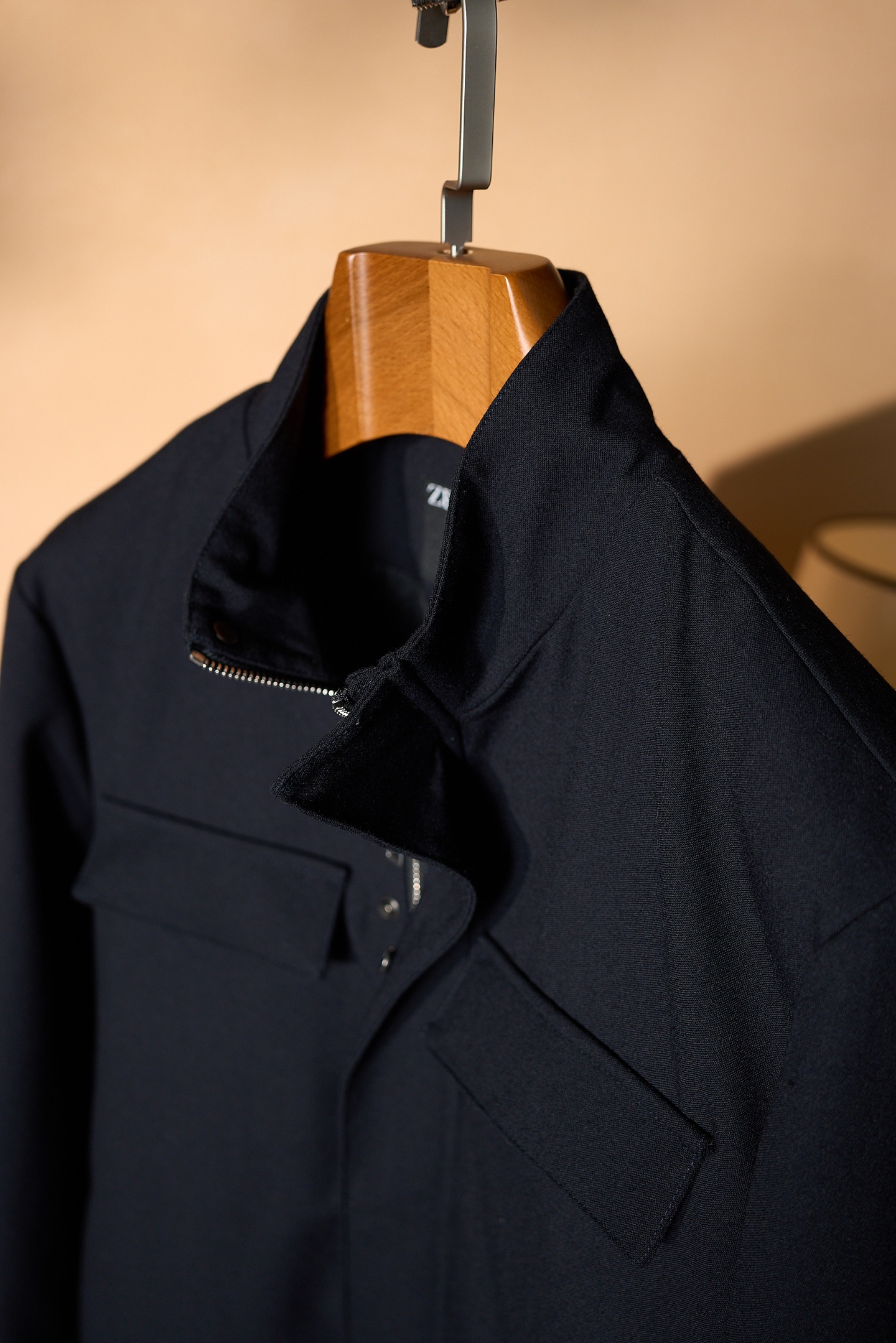 New#🟥ZEGNA 以精研辅料细节，铸就卓越品质风范羊毛中长款高端商务外套，在时尚的领域里，真正的奢华