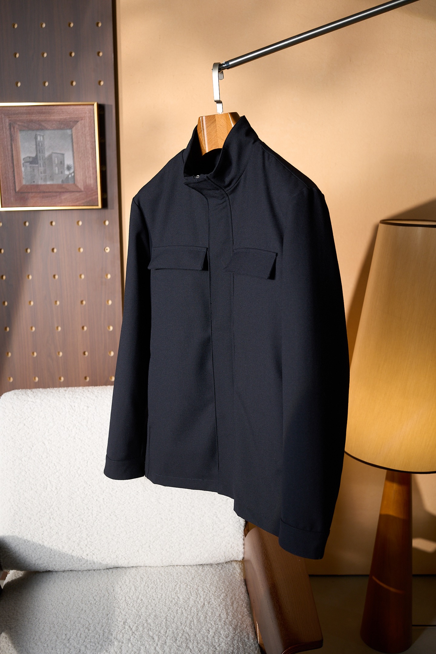 New#🟥ZEGNA 以精研辅料细节，铸就卓越品质风范羊毛中长款高端商务外套，在时尚的领域里，真正的奢华