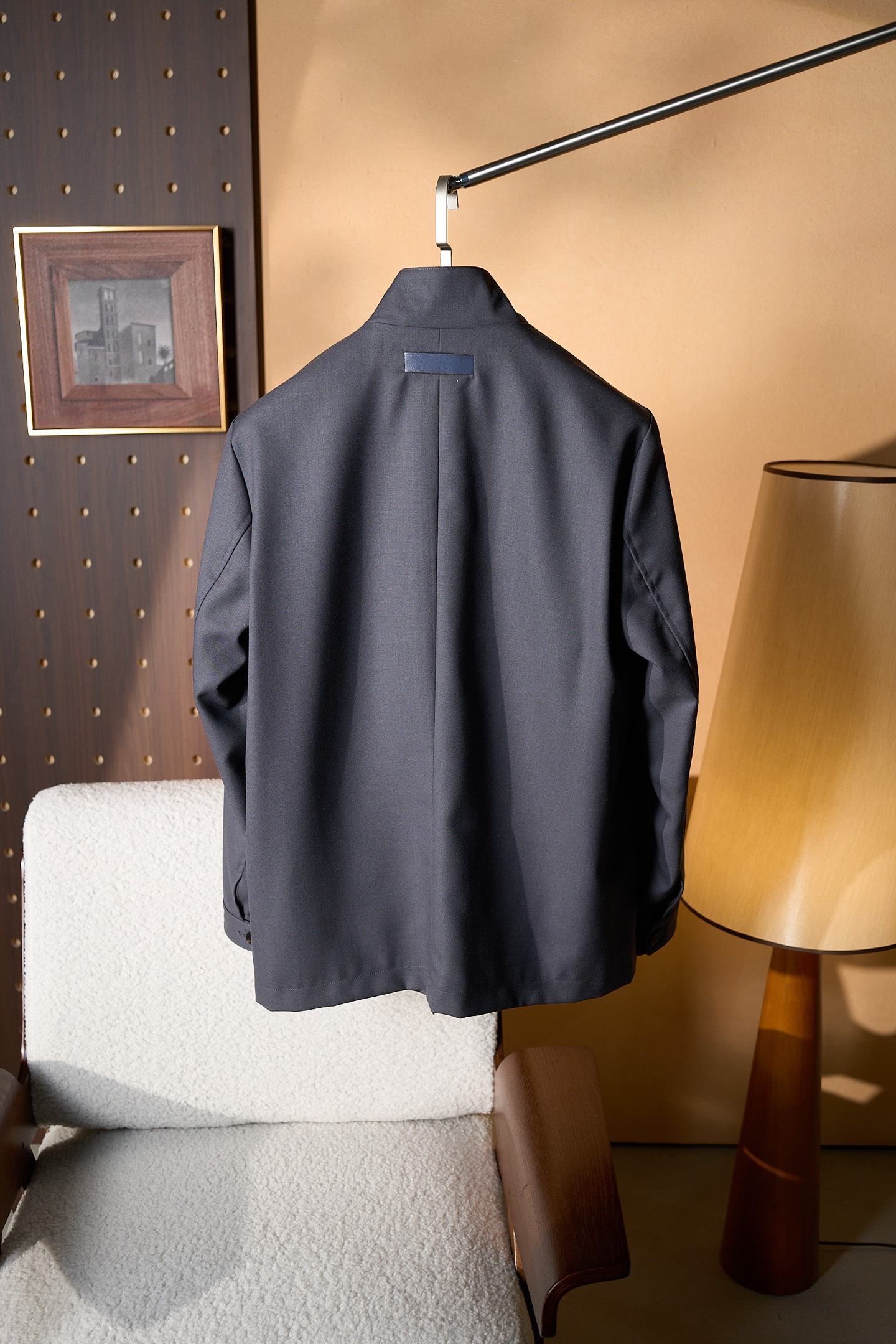 New#🟥ZEGNA 以精研辅料细节，铸就卓越品质风范羊毛中长款高端商务外套，在时尚的领域里，真正的奢华