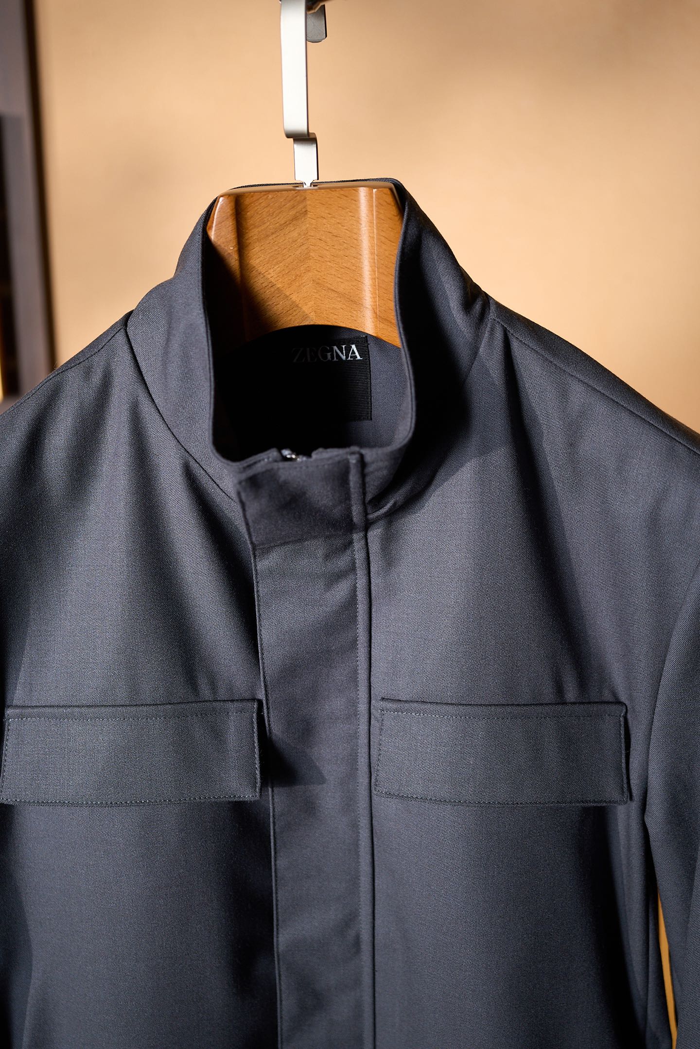 New#🟥ZEGNA 以精研辅料细节，铸就卓越品质风范羊毛中长款高端商务外套，在时尚的领域里，真正的奢华