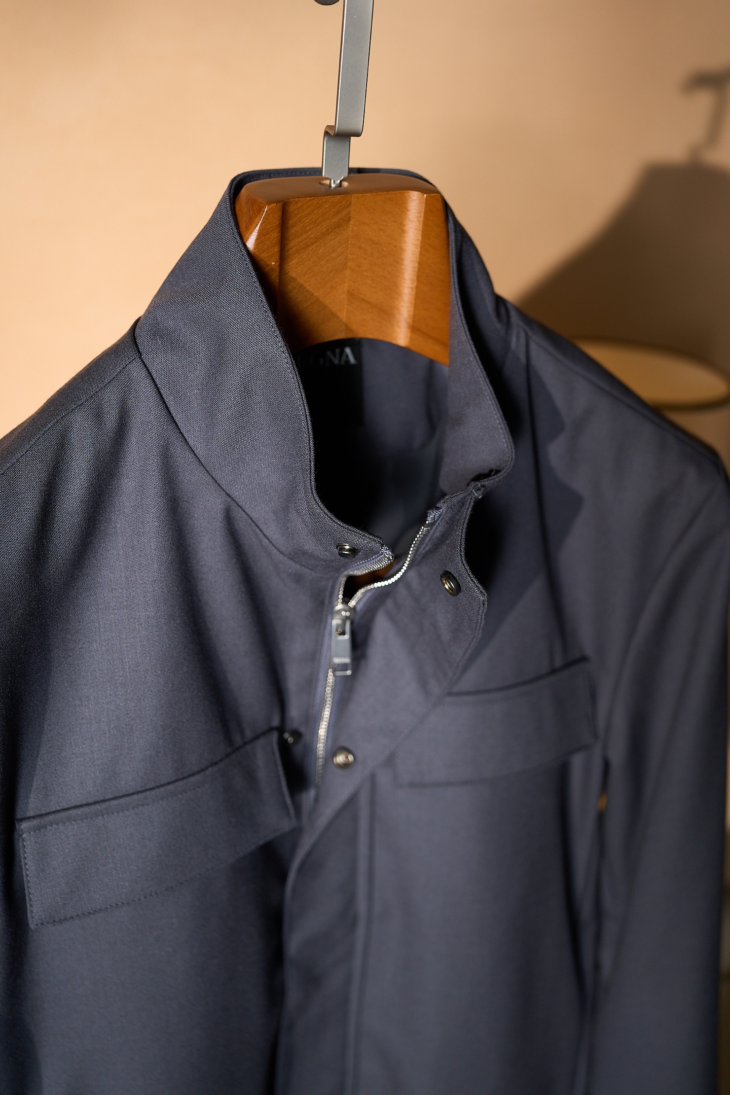 New#🟥ZEGNA 以精研辅料细节，铸就卓越品质风范羊毛中长款高端商务外套，在时尚的领域里，真正的奢华