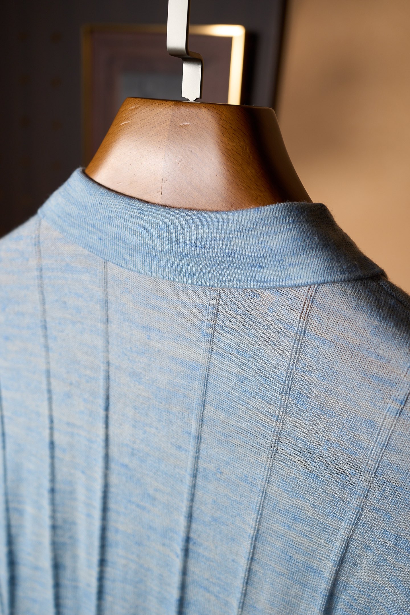 New#🟥Loro piana 老钱！男士万元级质感POLO衫 特定甄选优质53%亚麻47%桑蚕丝精纺纱