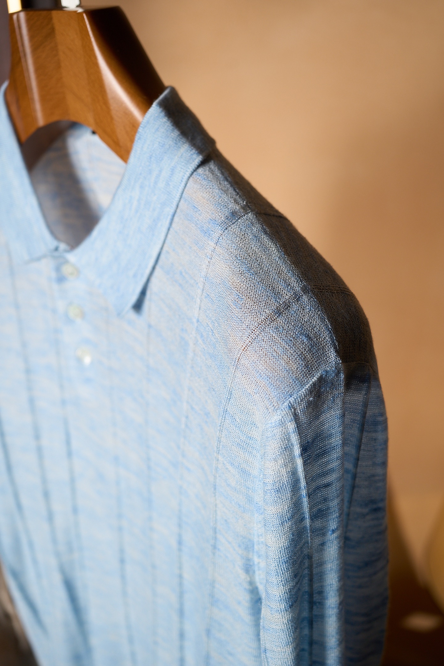 New#🟥Loro piana 老钱！男士万元级质感POLO衫 特定甄选优质53%亚麻47%桑蚕丝精纺纱
